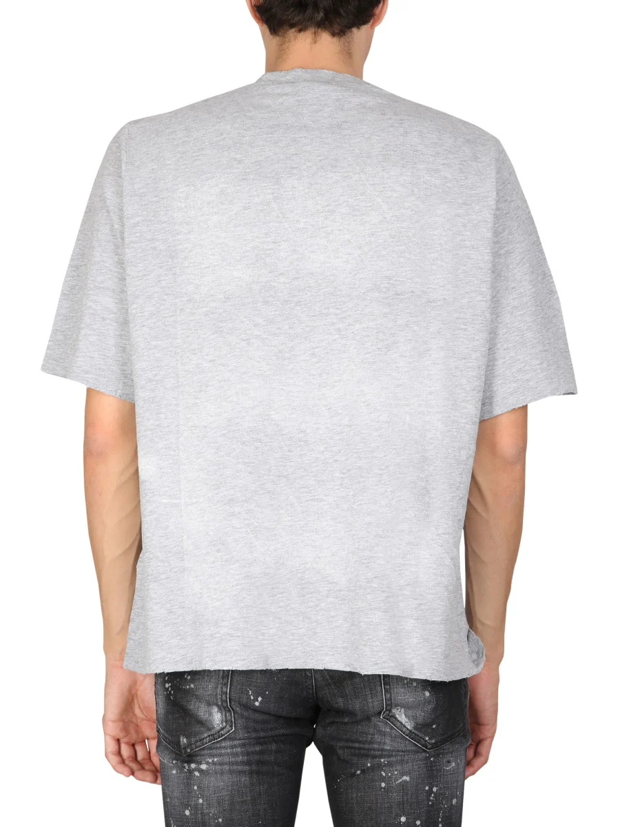 Dsquared Dragon Bros Football T-Shirt - Men's - Image 3