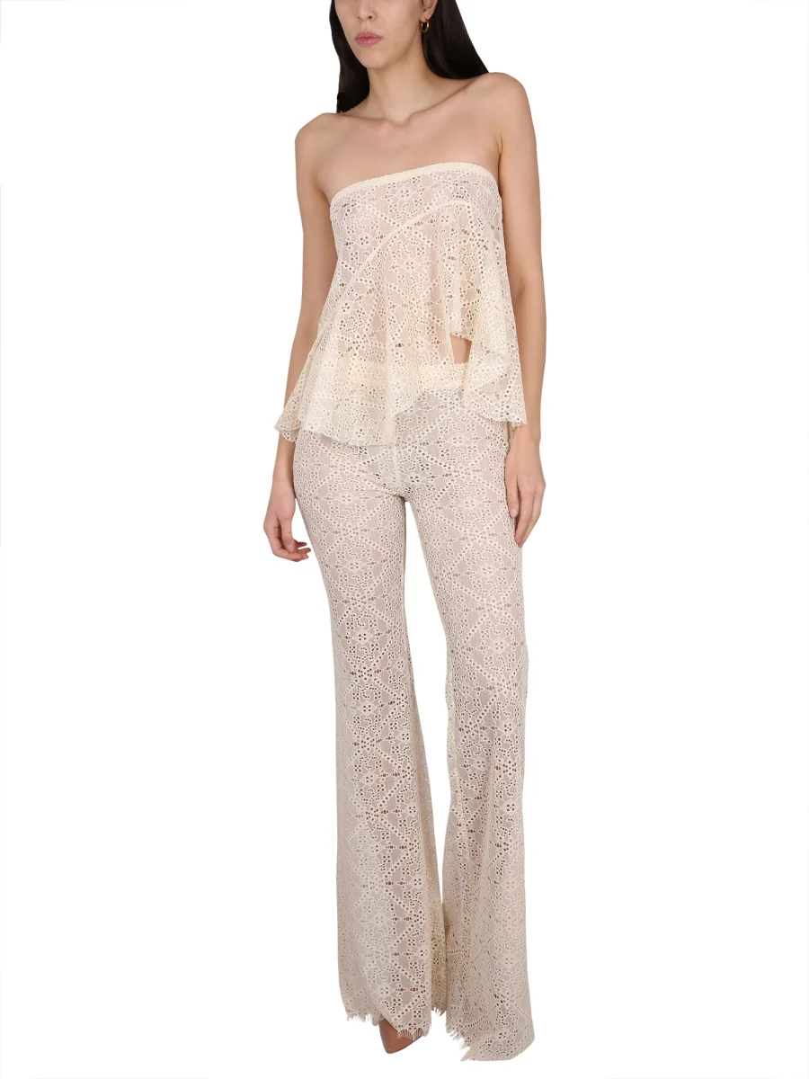 Dsquared Embroidered Cropped Top - Image 2