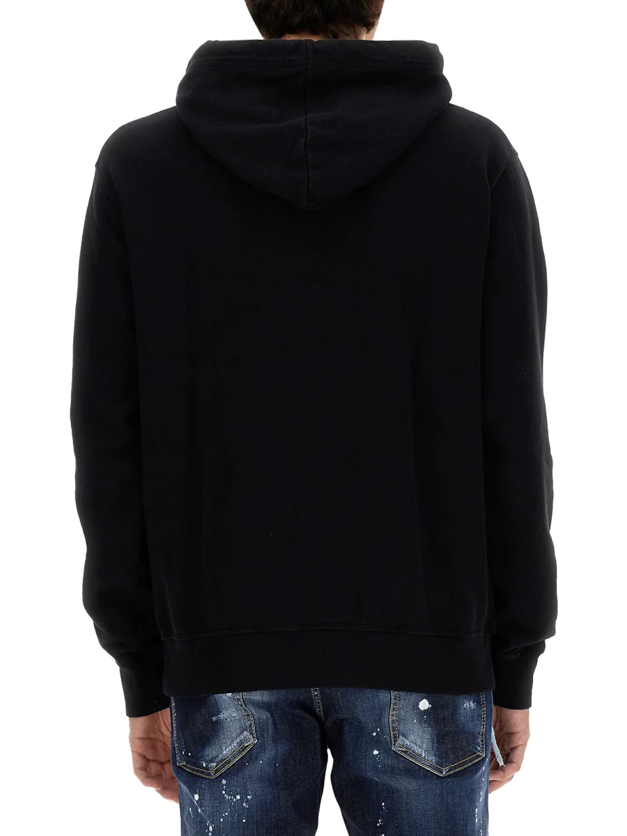DSQUARED Globetrotter Logo-print Hoodie - Image 3