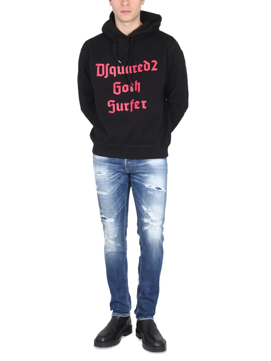 DSQUARED Gothsurfer Hoodie - Image 2