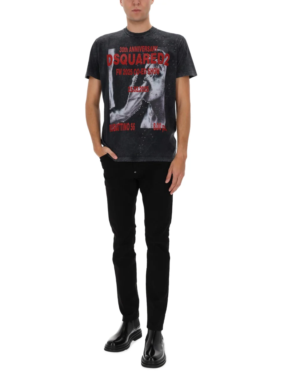 DSQUARED Graphic-print T-shirt - Image 3
