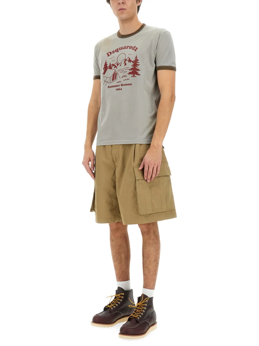 Dsquared Graphic Print T-Shirt for Men - Image 6