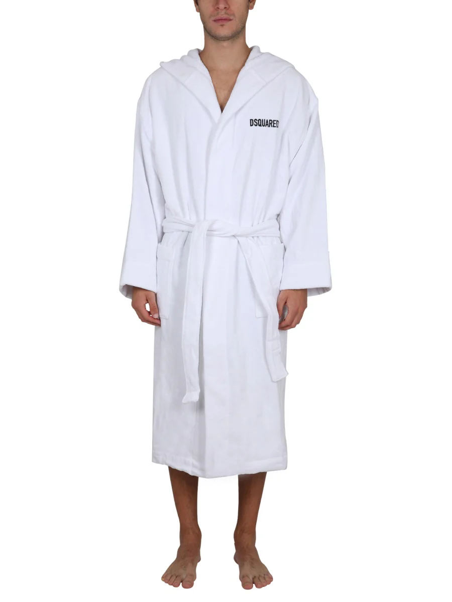 DSQUARED Icon Bathrobe - Image 3