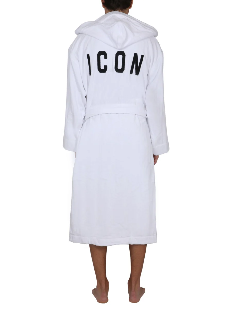 DSQUARED Icon Bathrobe - Image 4