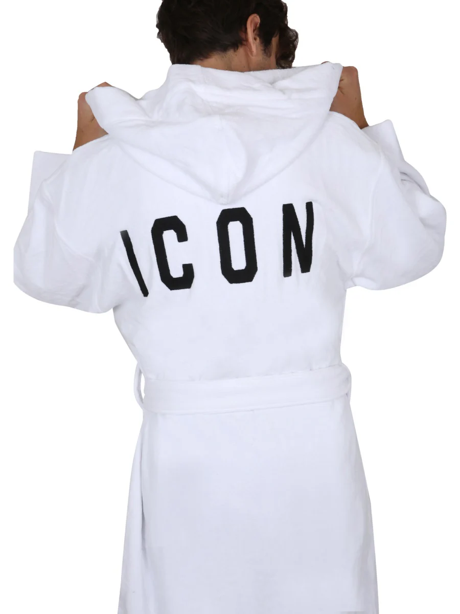 DSQUARED Icon Bathrobe - Image 6