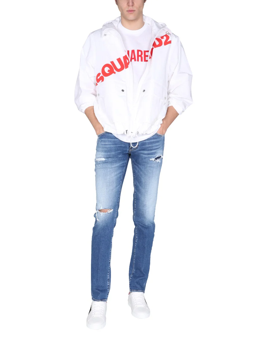 DSQUARED Jacket with Logo Print - Image 2