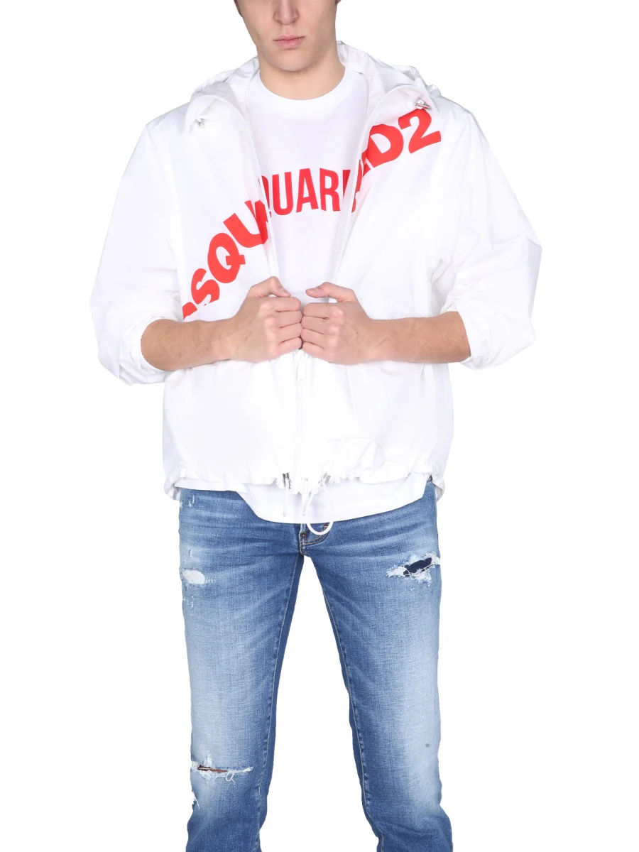 DSQUARED Jacket with Logo Print - Image 3