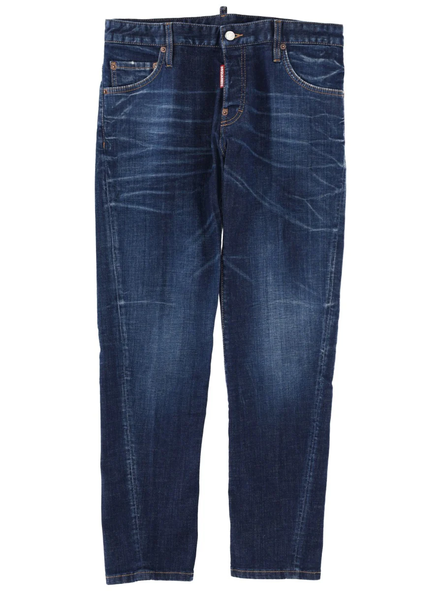 DSQUARED Logo-patch Jeans