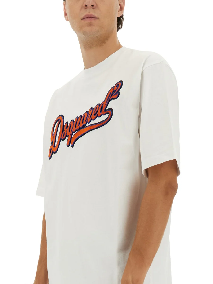 Dsquared Loose Fit Sponge Patch T-Shirt - Image 5