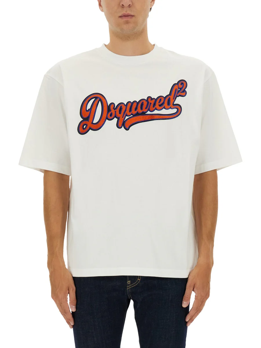 Dsquared Loose Fit Sponge Patch T-Shirt - Image 6