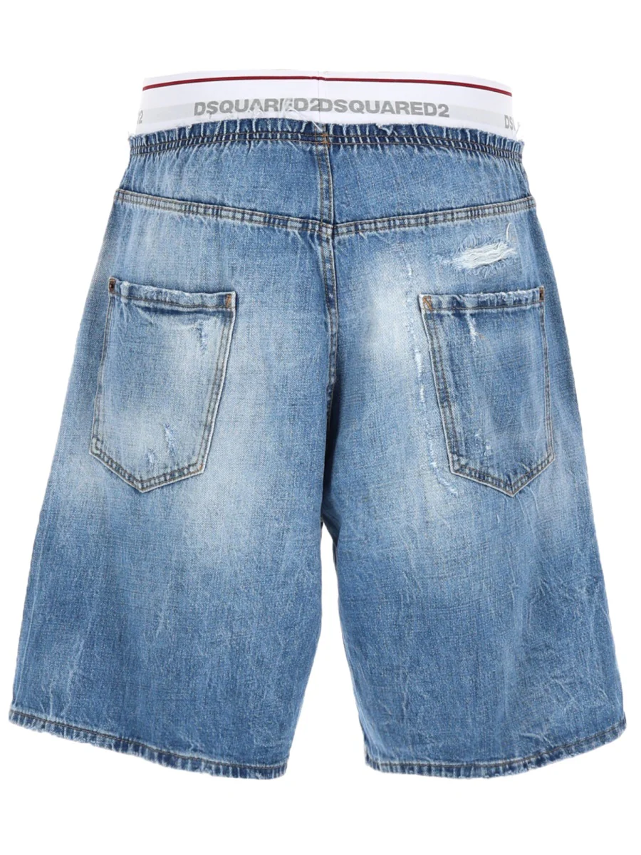 Dsquared Men's Mini Cotton Shorts - Image 2