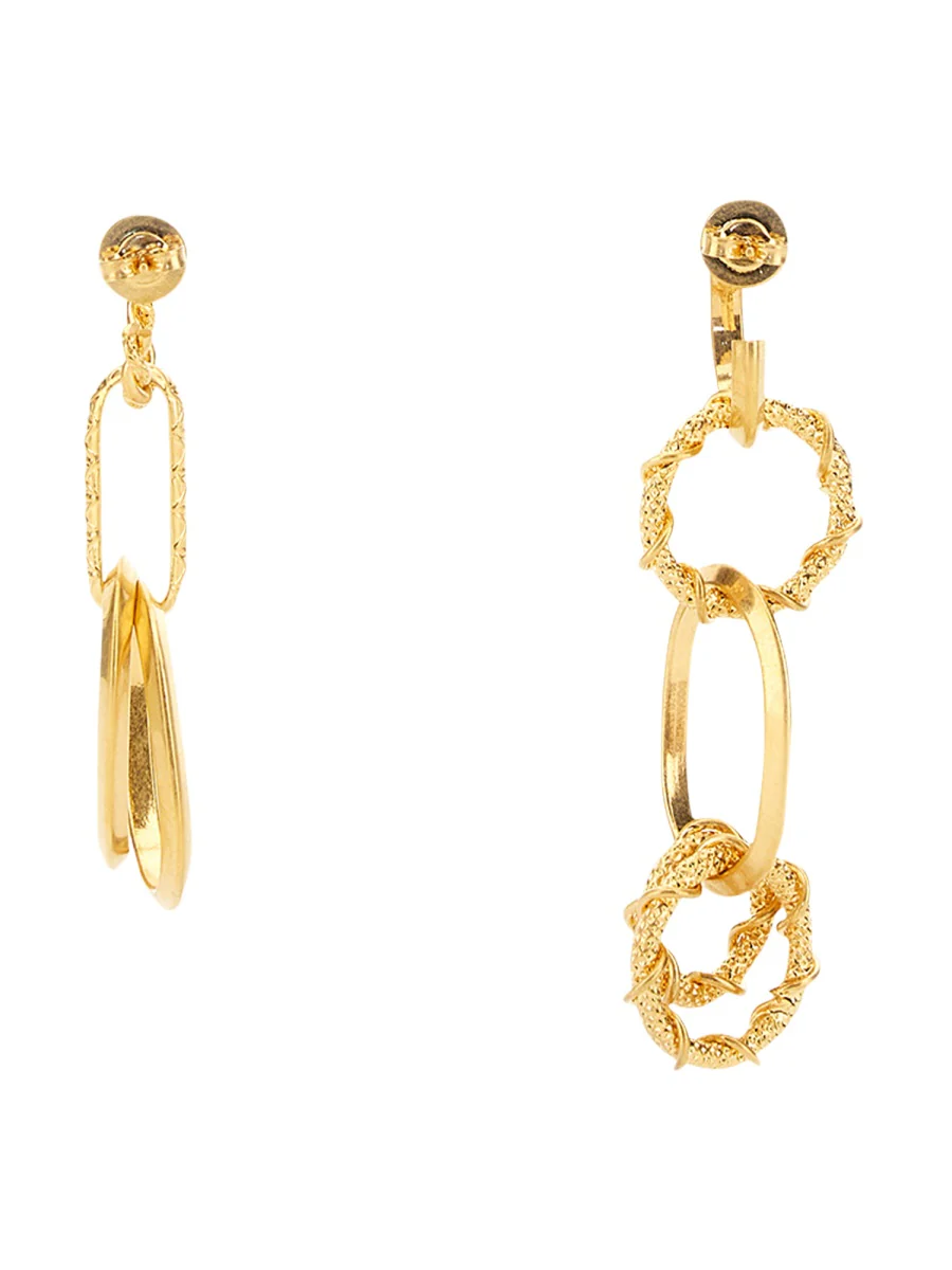 Dsquared Mini Chain Ring Earrings - Image 2