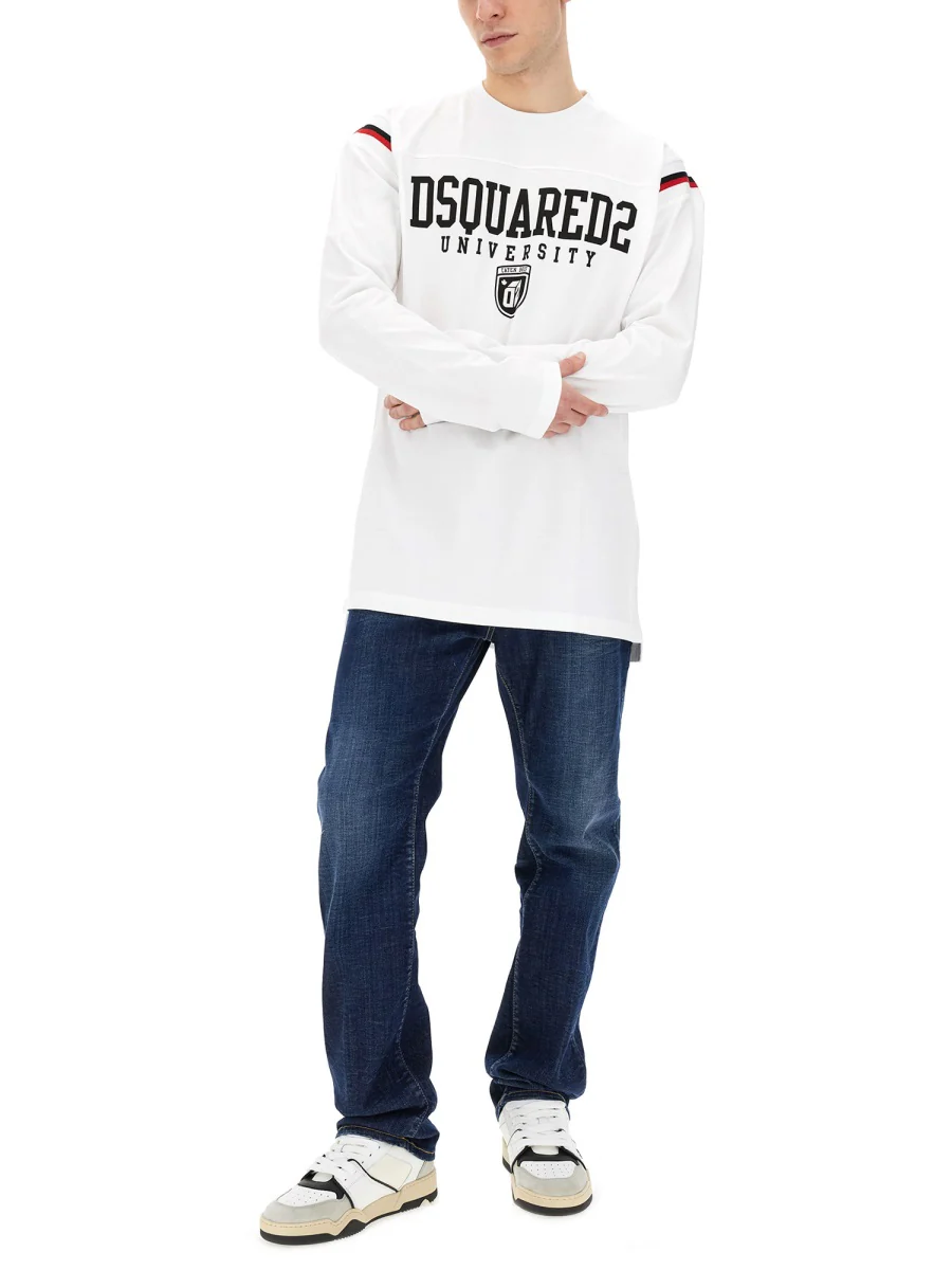 Dsquared Regular Fit Sweatshirt with Logo - Image 2