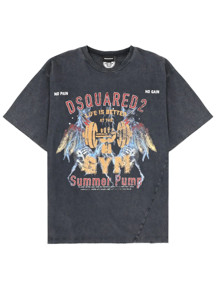 DSQUARED Rock Wash Iron Shortsleeved T-shirt