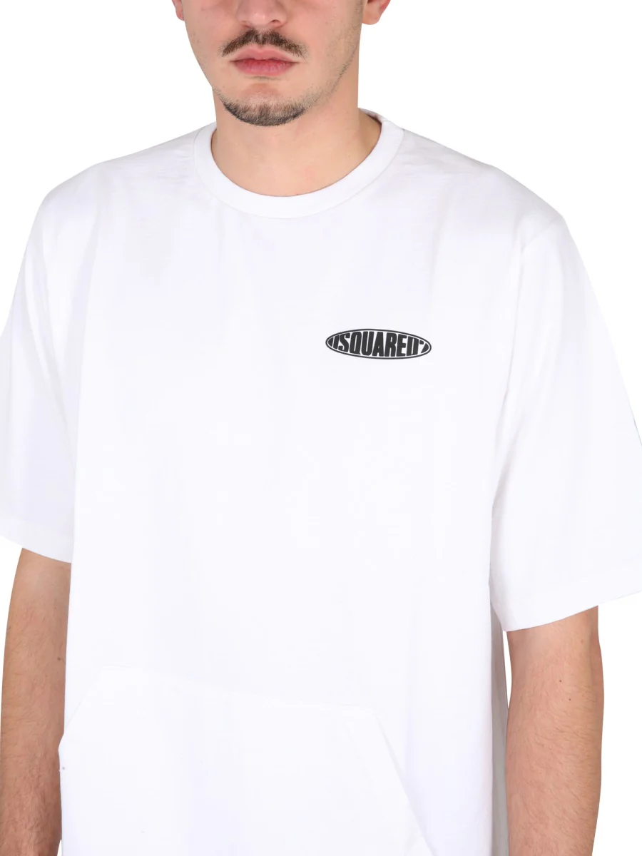 DSQUARED Surf Board Skater T-shirt - Image 4