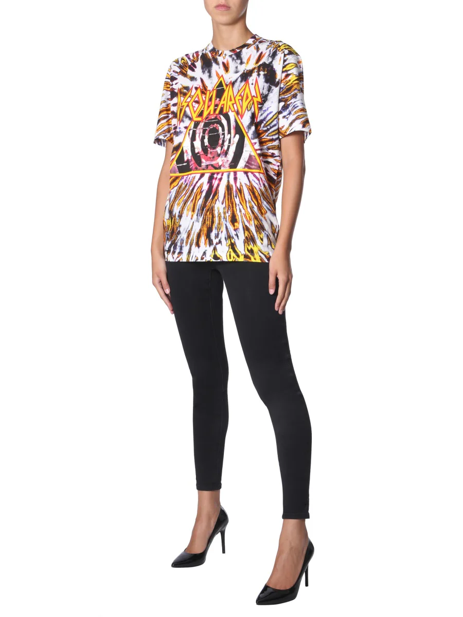 DSQUARED Tie-dye Print T-shirt - Image 2