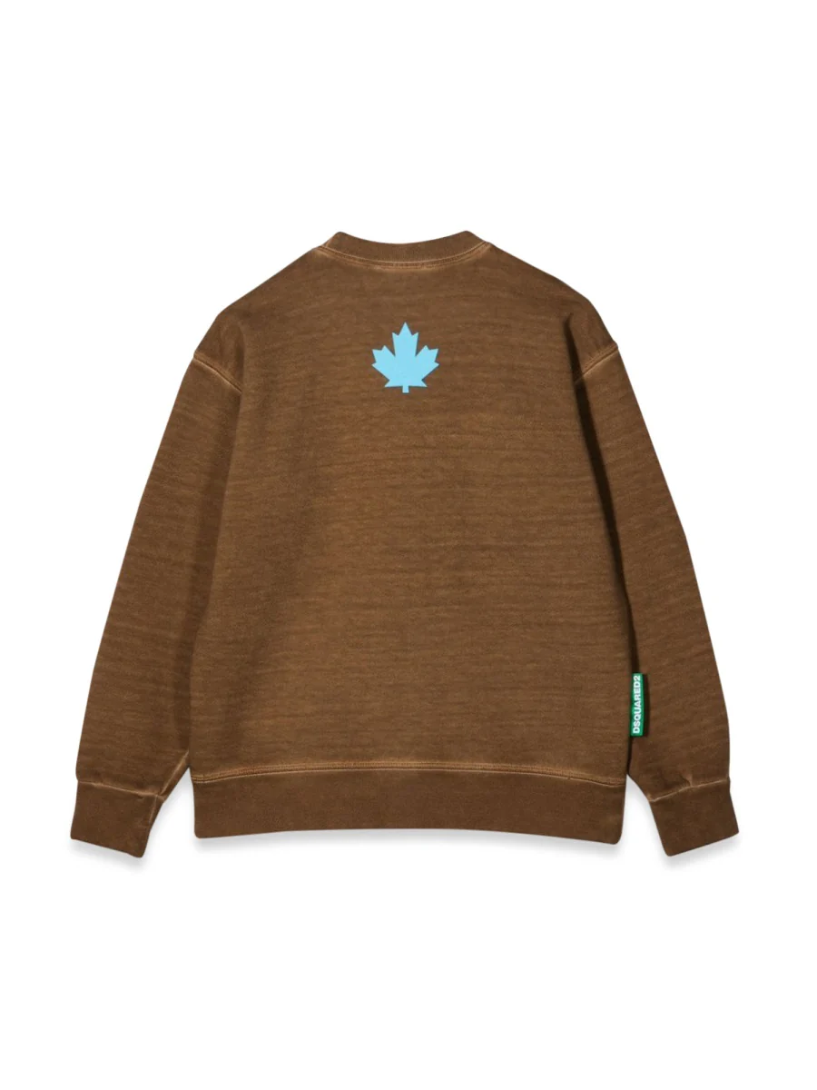 DSQUARED Unisex Mini Sweatshirt for Kids - Image 2