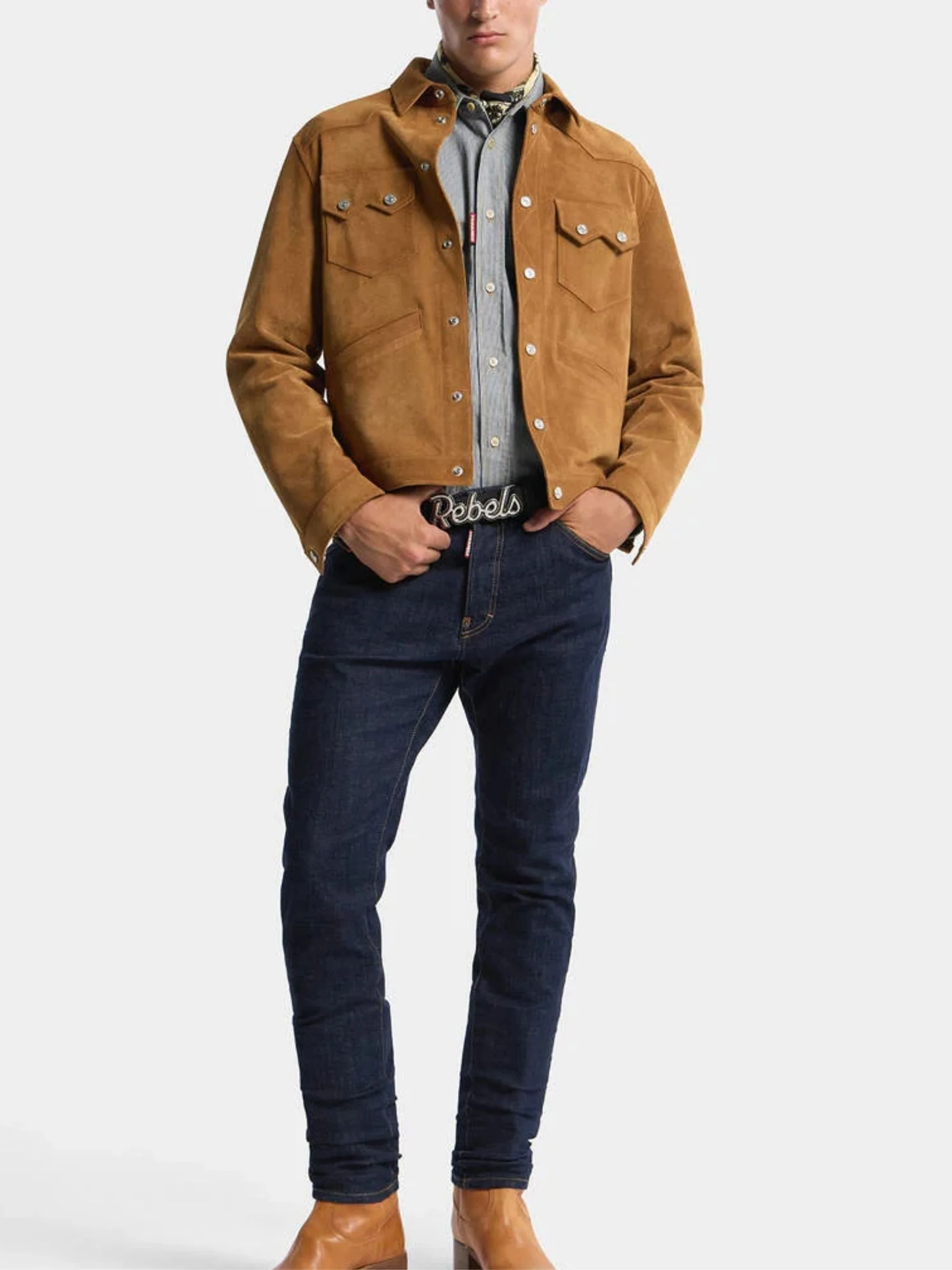 Dsquared2 Dark Rinse Wash Teddy Jeans - Image 3