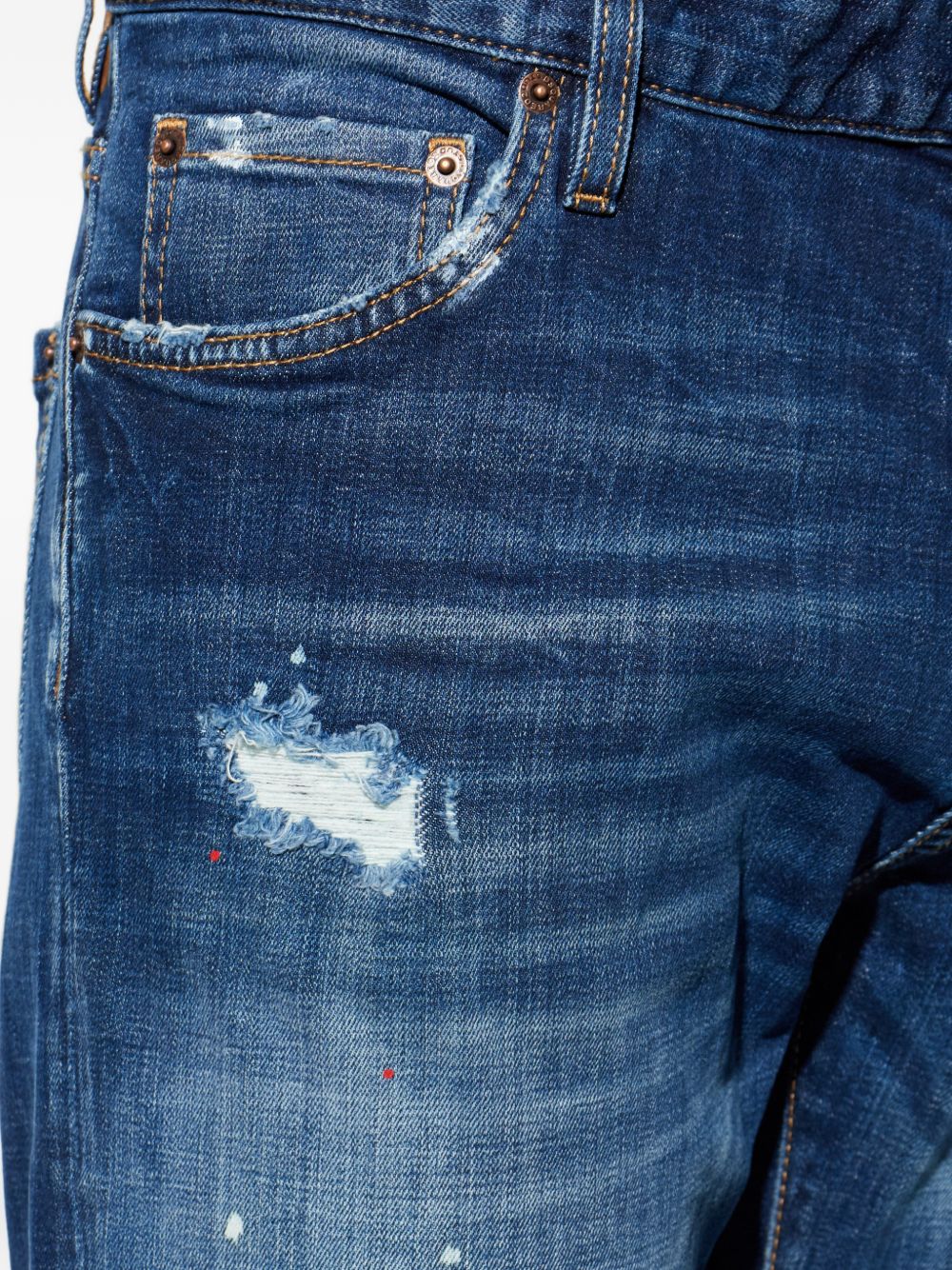Dsquared2 Distressed Denim Jeans - Image 3