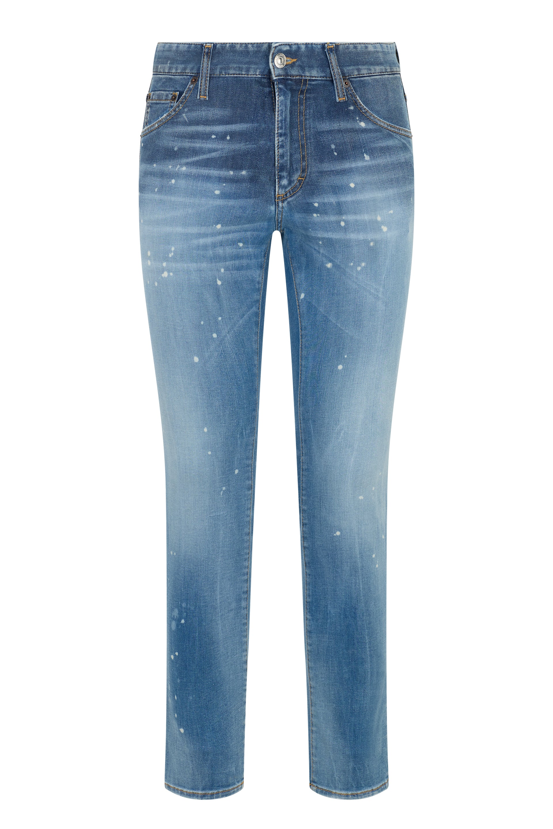 Dsquared2 Fitted High-Waist Denim Jeans