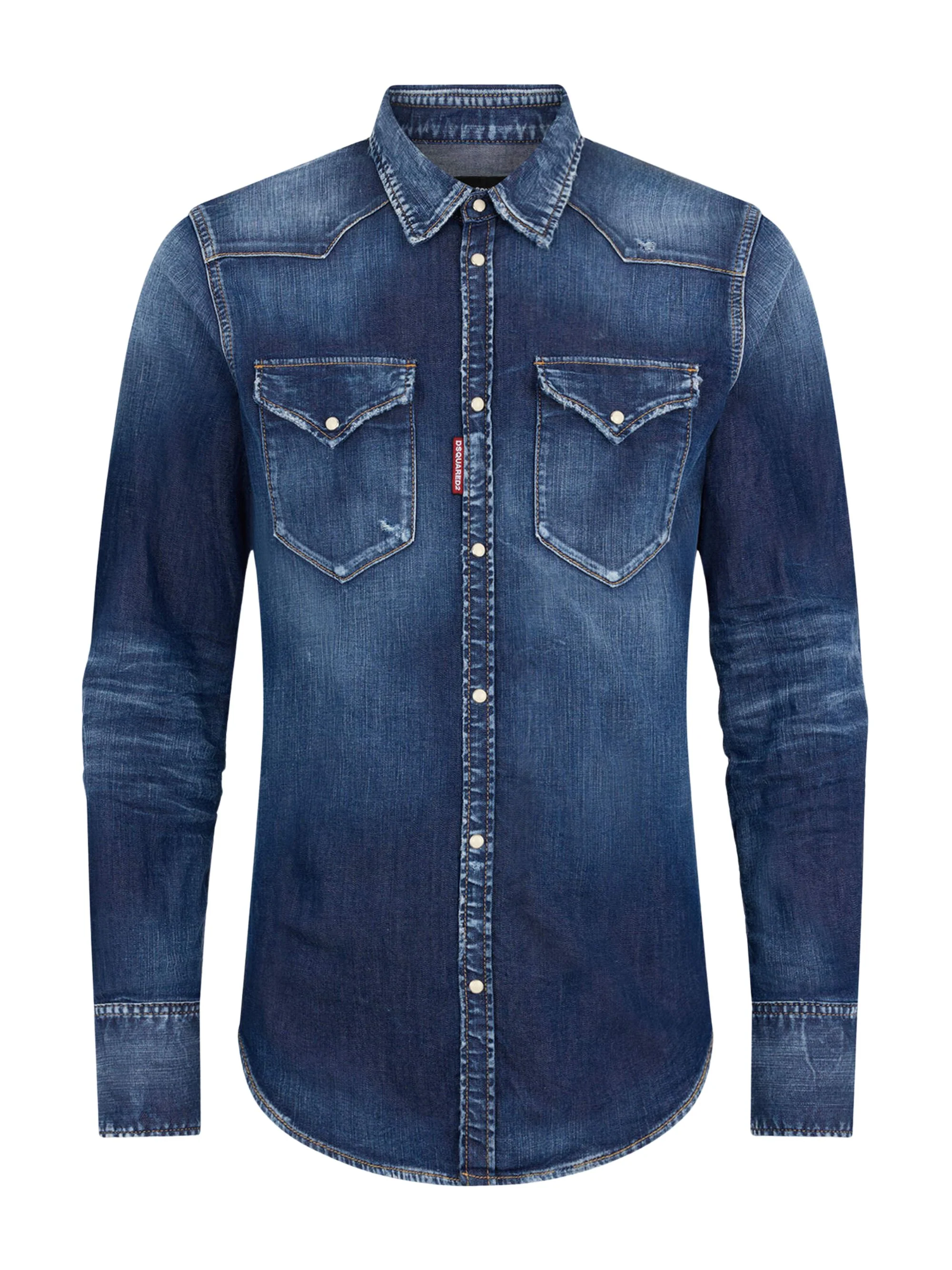Dsquared2 Perfecto Wash Classic Western Shirt
