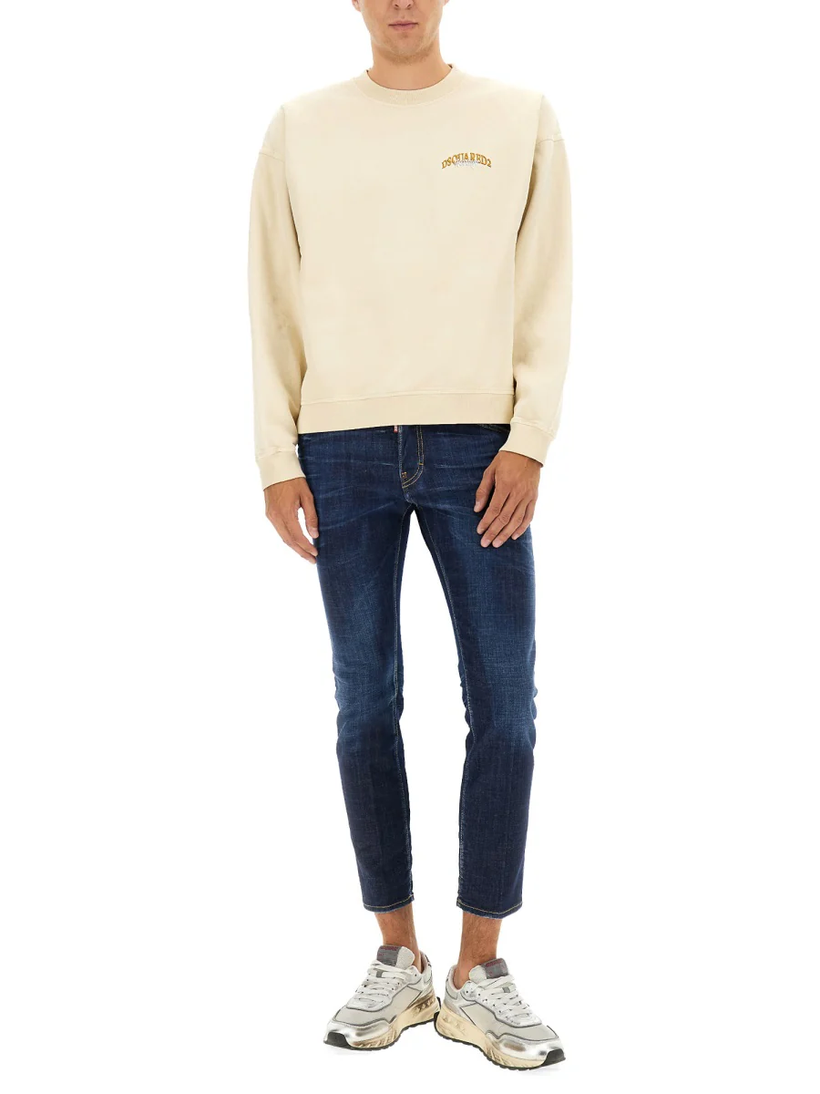 DSQUARED2 Relax Fit Heritage Crewneck - Image 4