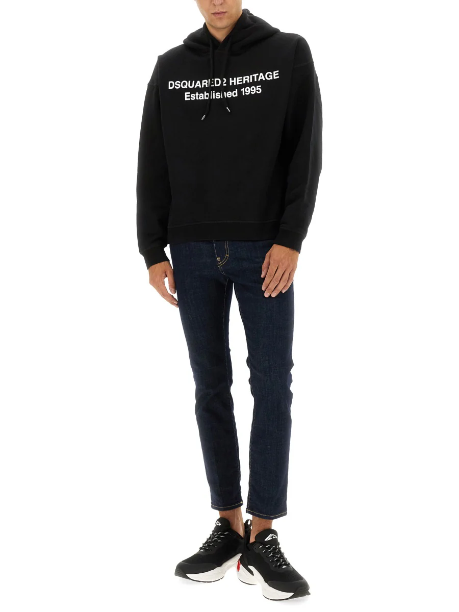 DSQUARED2 Relax Fit Heritage Hoodie - Image 7