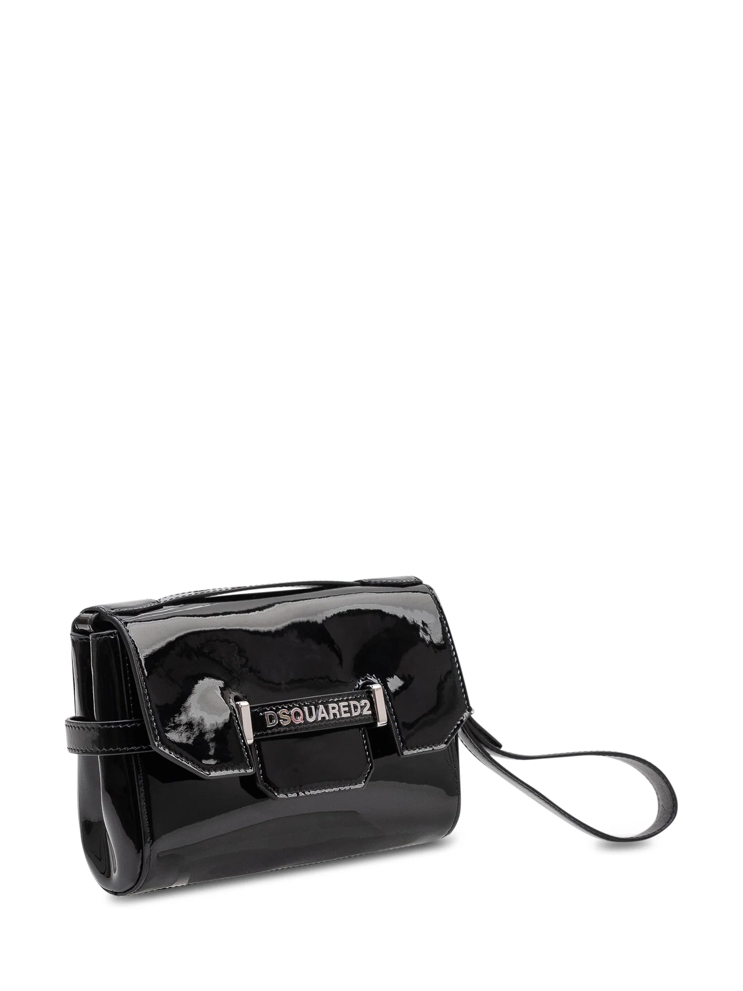 Dsquared2 Sleek Logo Metal Clutch Bag - Image 2