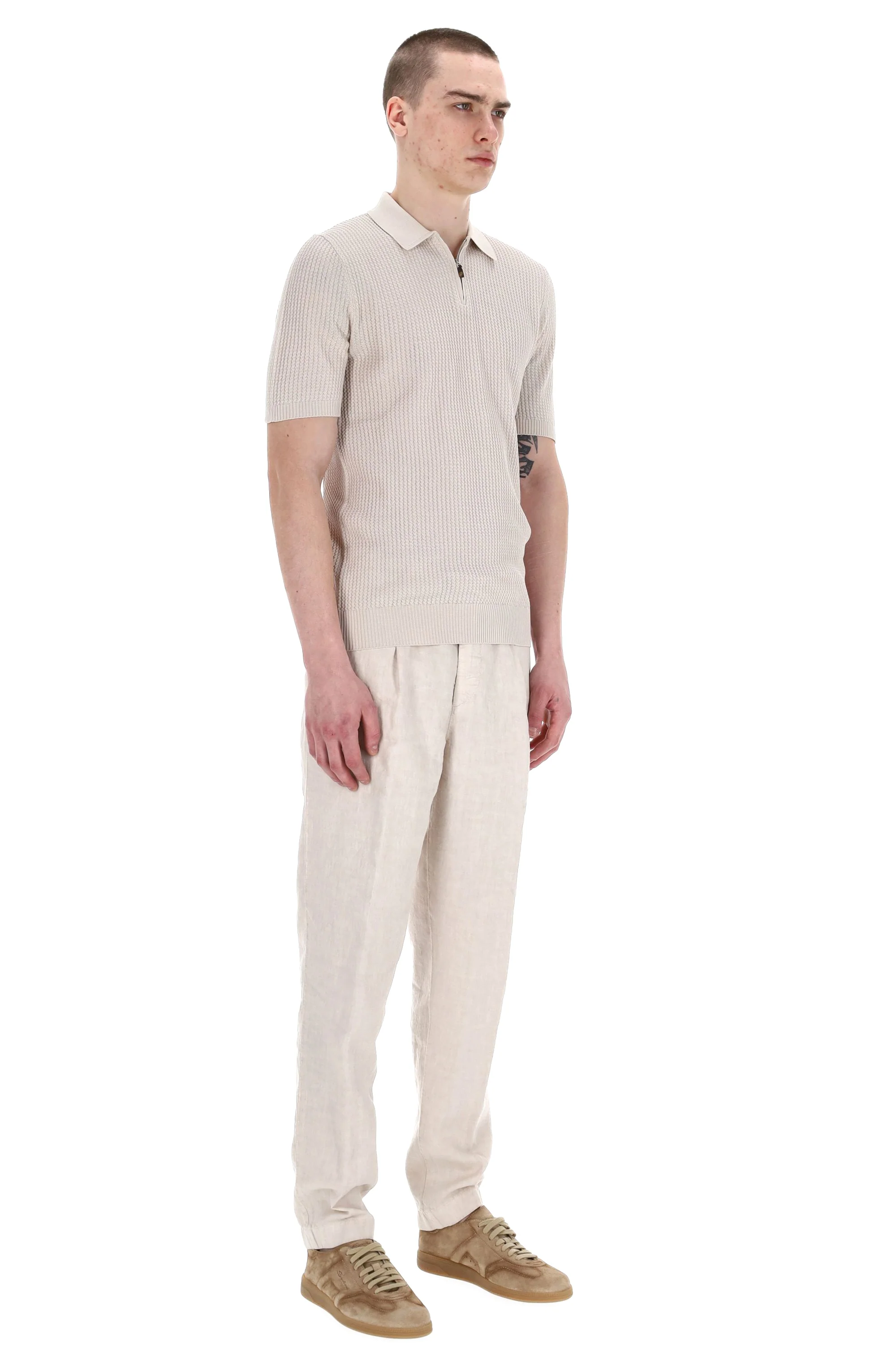 Eleventy Casual Mini Polo for Men - Image 2