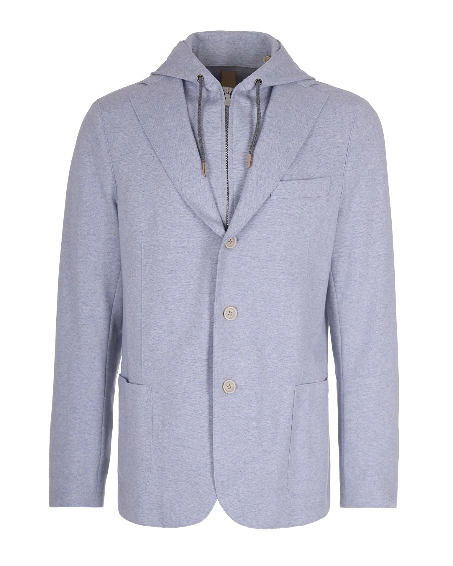 Eleventy Hooded Cotton Jacket