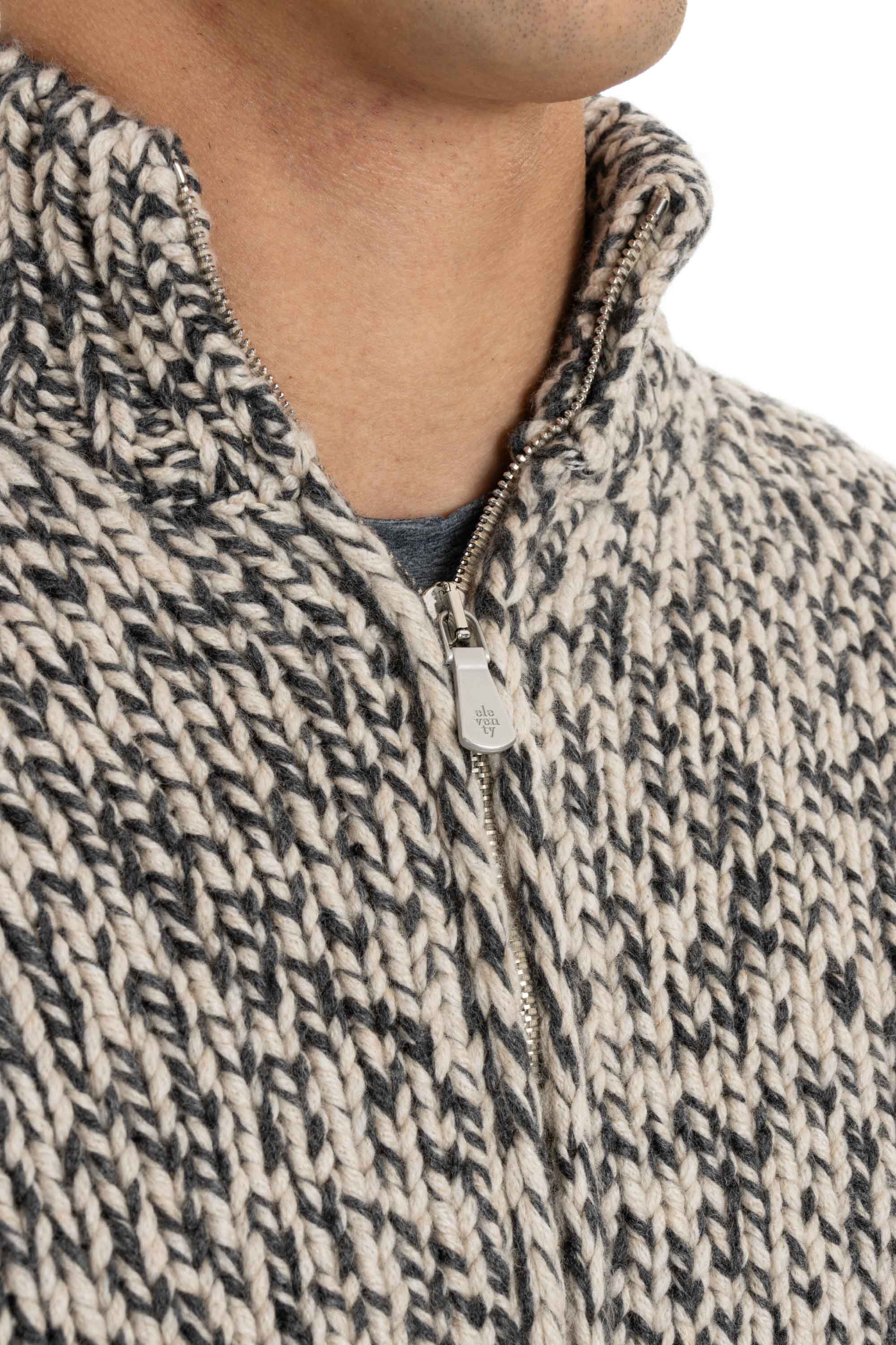 Eleventy Light and Natural Sweater for Men - FW24 - Image 5