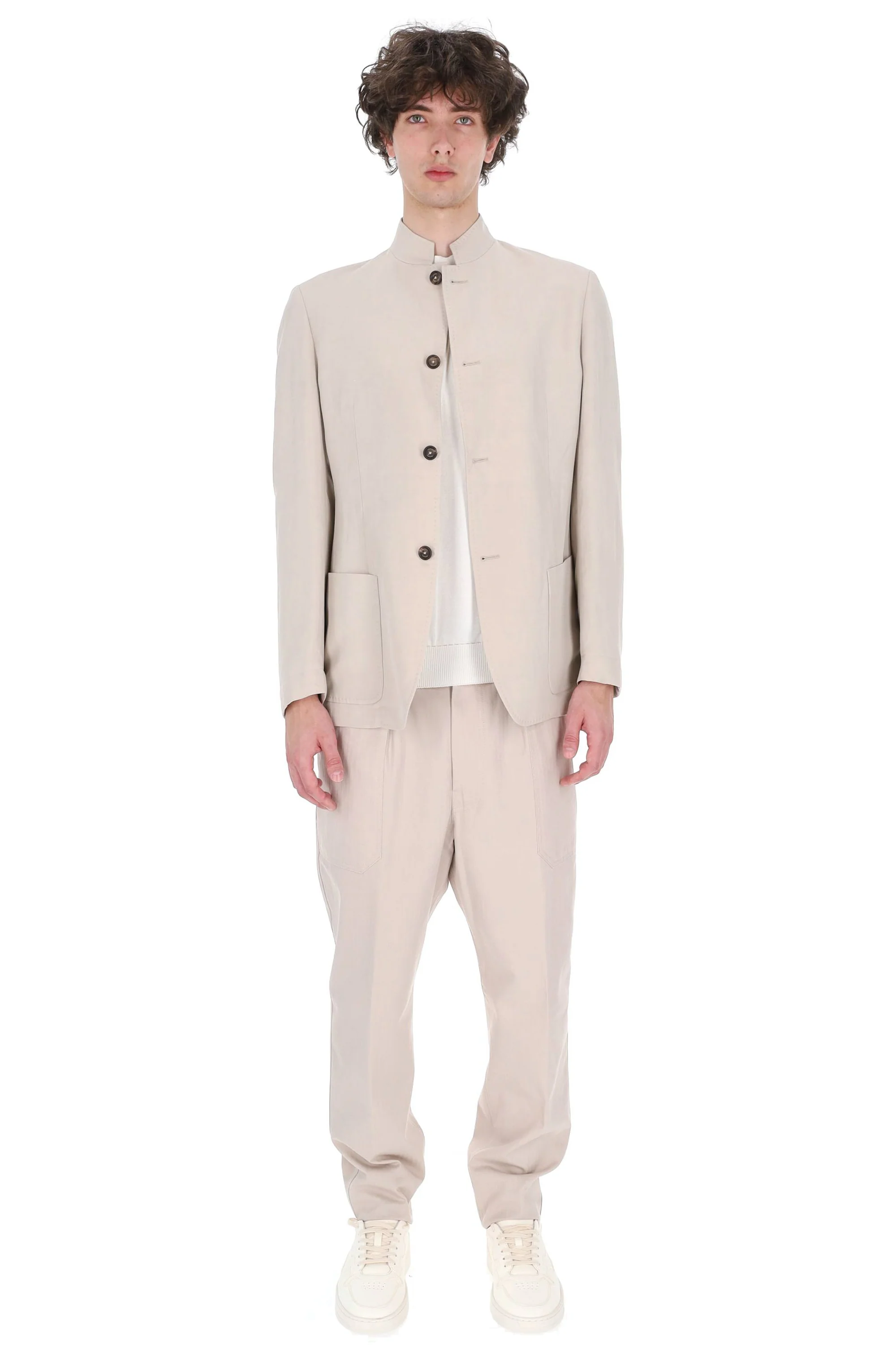 Eleventy Lightweight Natural Jacket for Men - Image 2