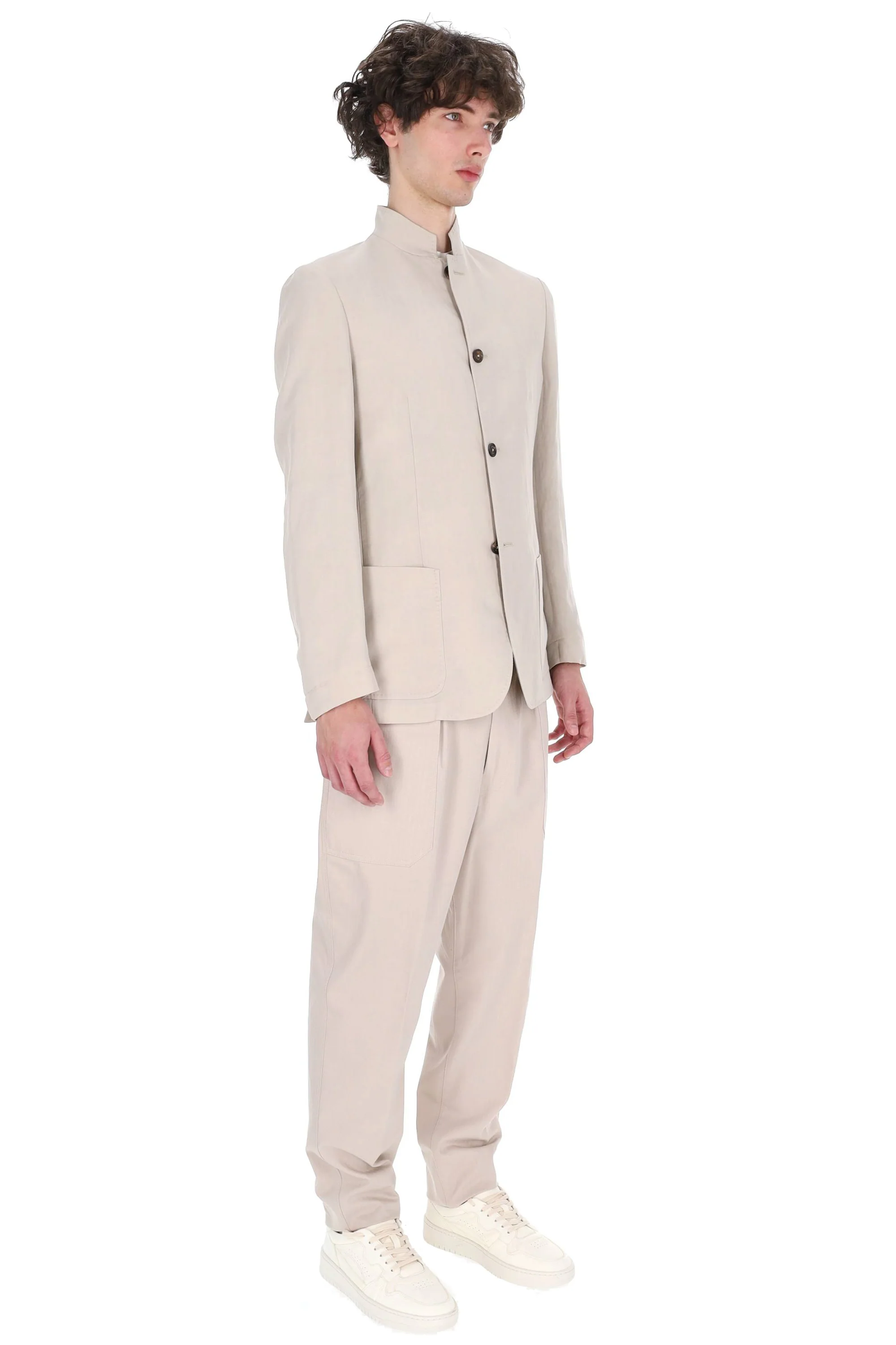 Eleventy Lightweight Natural Jacket for Men - Image 3