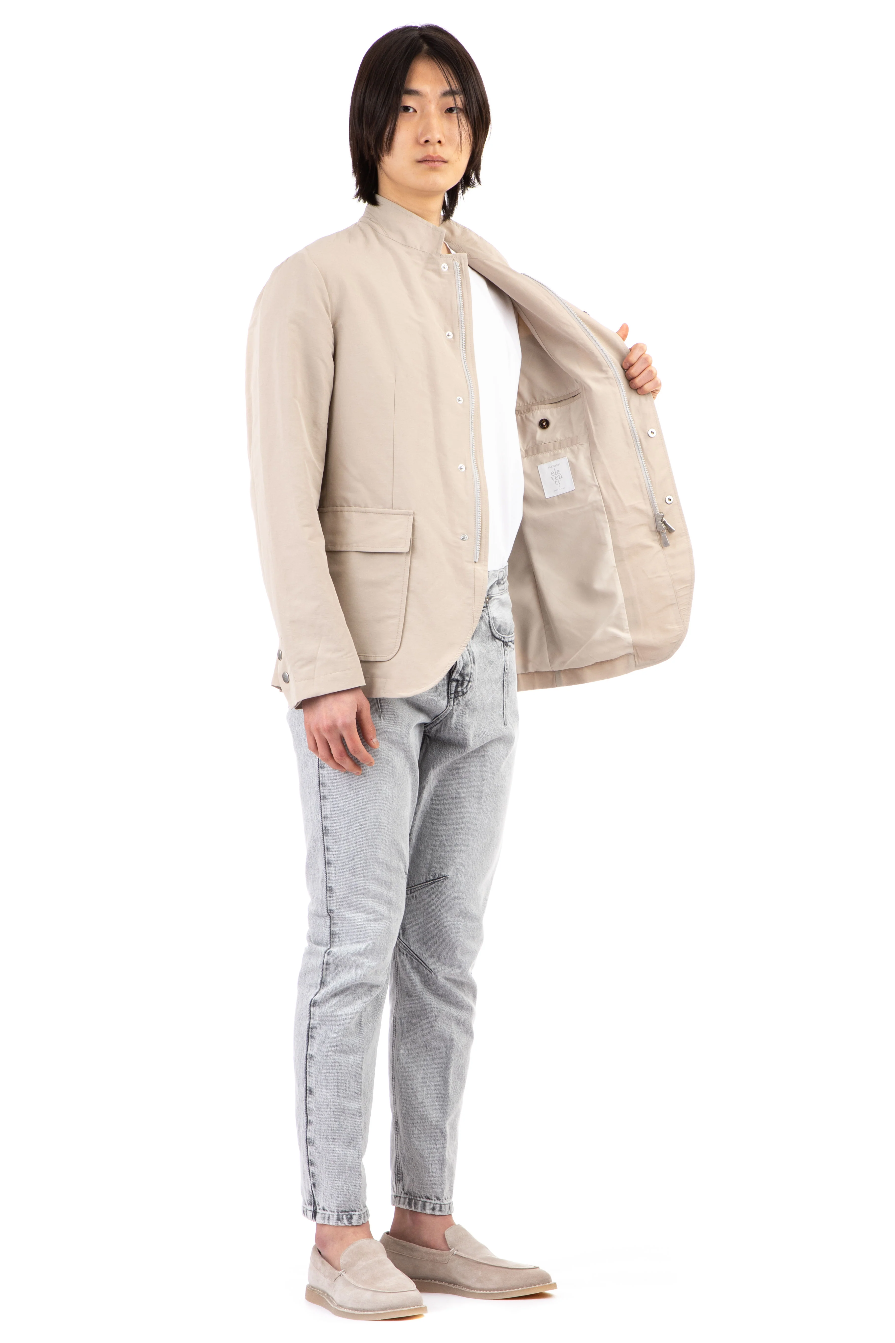 Eleventy Men's Stand-Up Collar Summer Jacket - Image 4