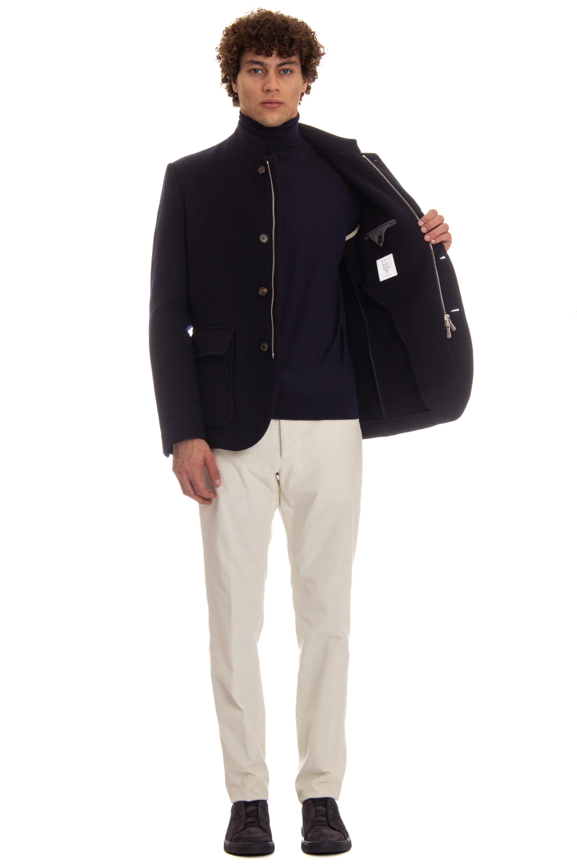 Eleventy Men's Trendy Mini Coat for FW24 - Image 4