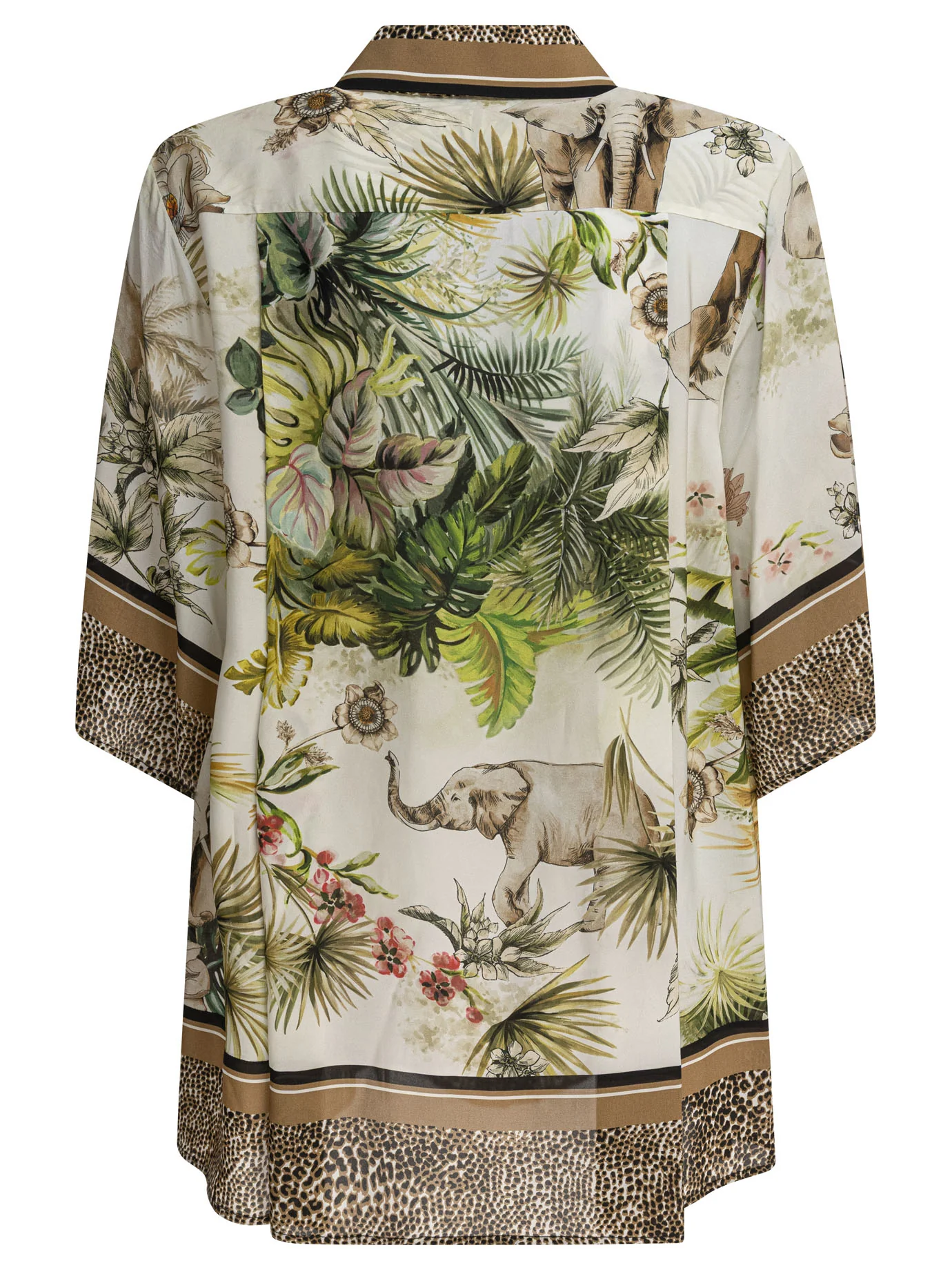 ELIE SAAB Savannah-print Chiffon Shirt - Image 6