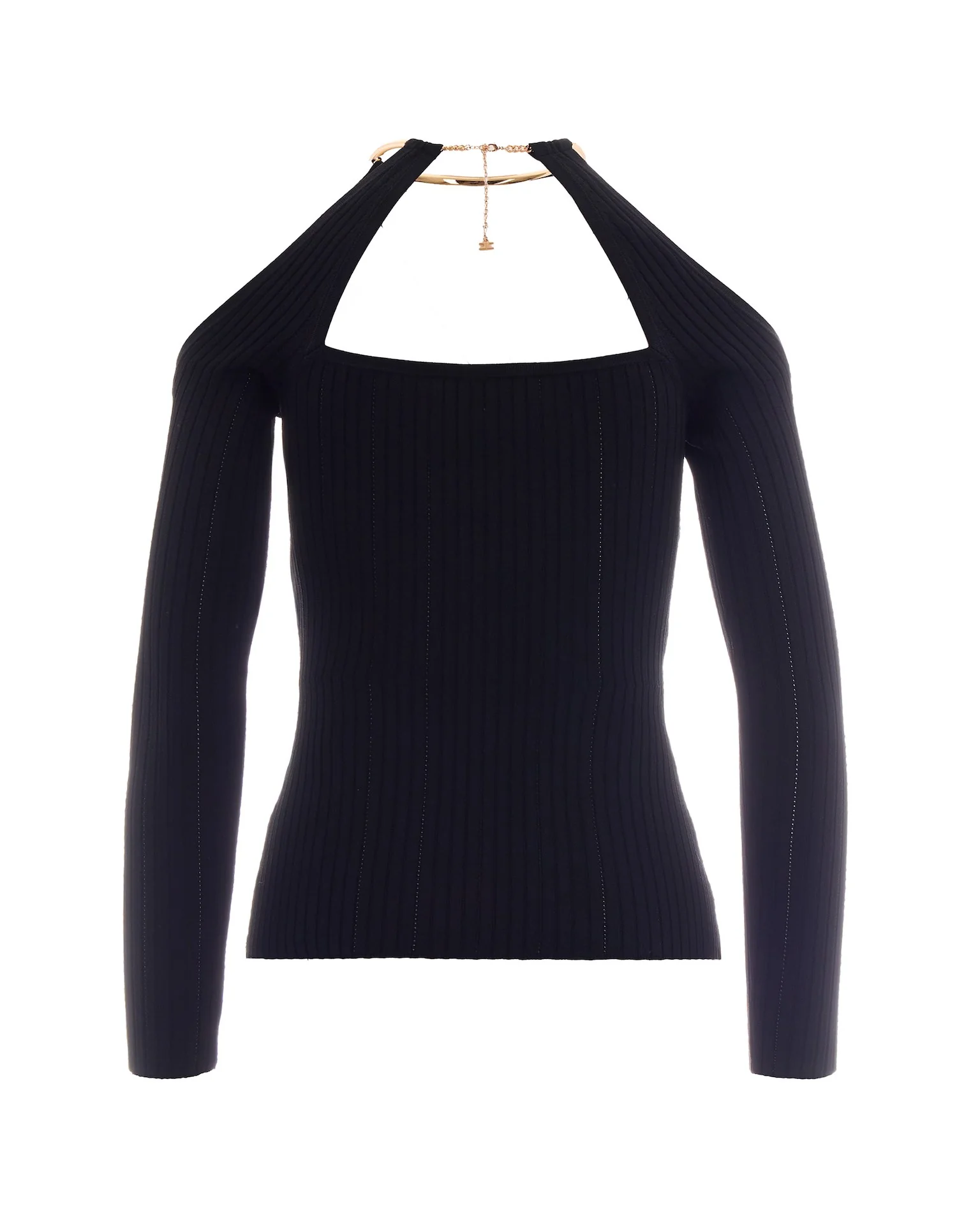Elisabetta Franchi Chic Knit Sweater for Women - SS26 Collection - Image 2