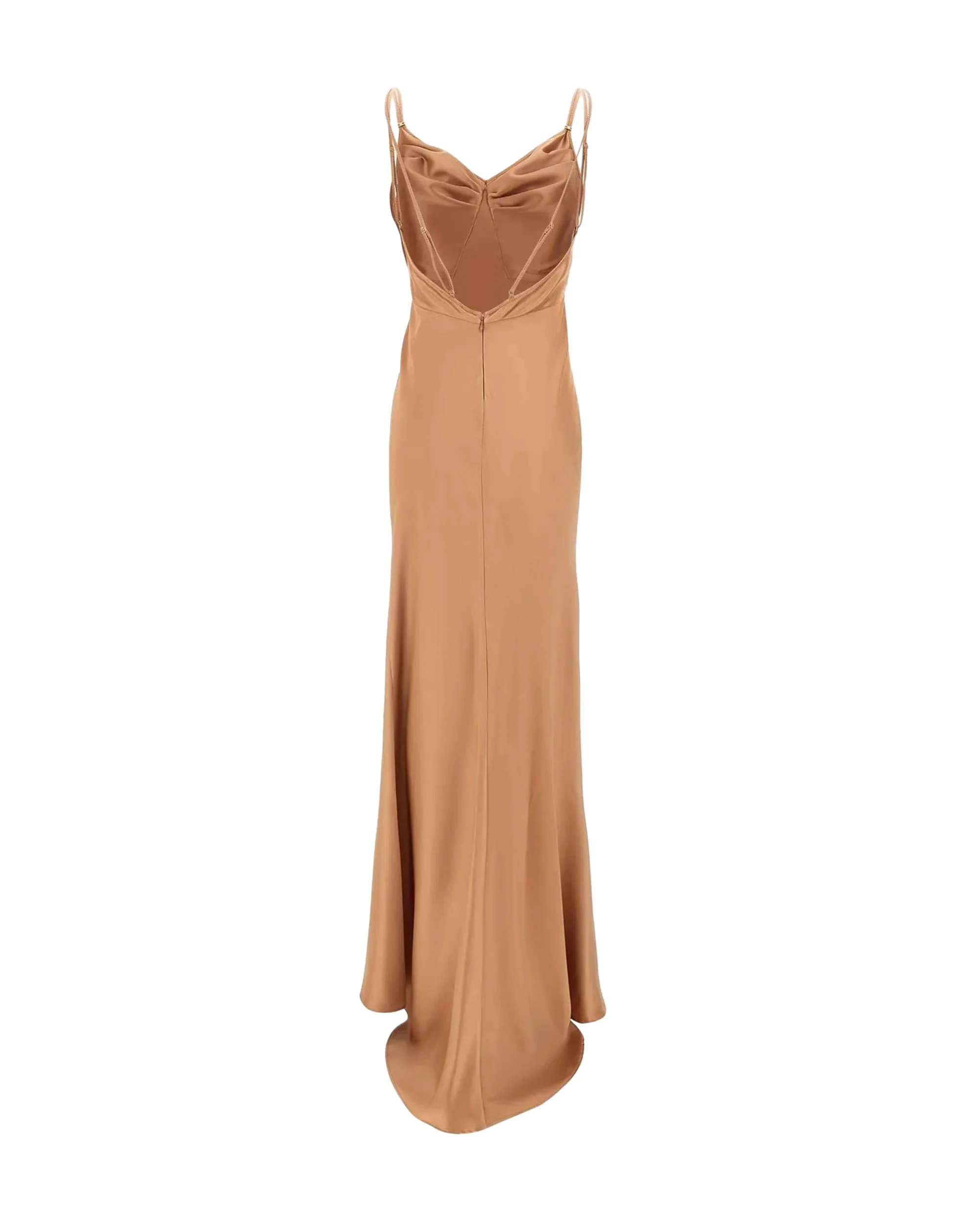 Elisabetta Franchi Elegant Suede Mini Dress for Women - SS26 - Image 2