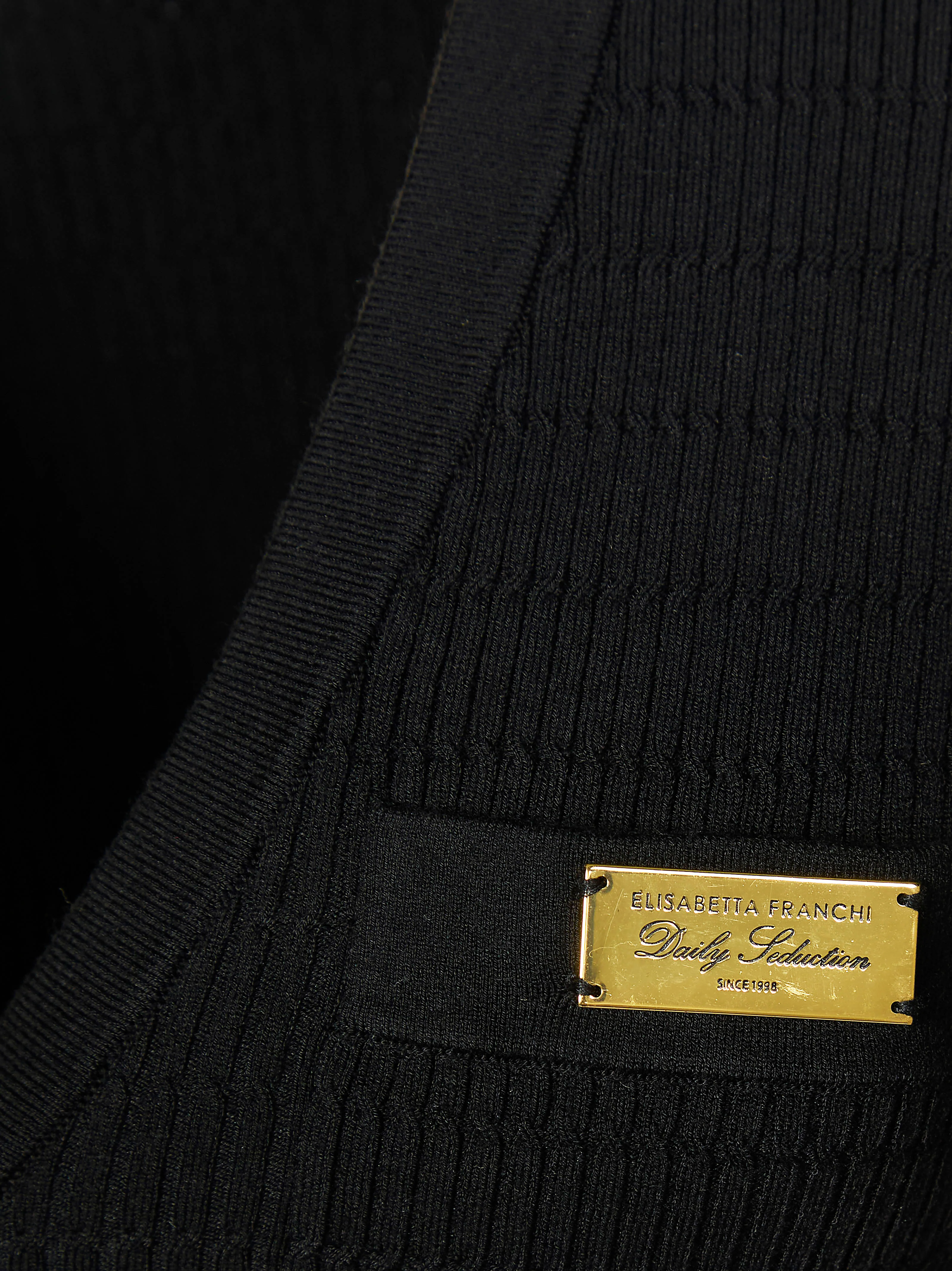 Elisabetta Franchi Elegant Sweater Suit for Women - SS26 Collection - Image 3