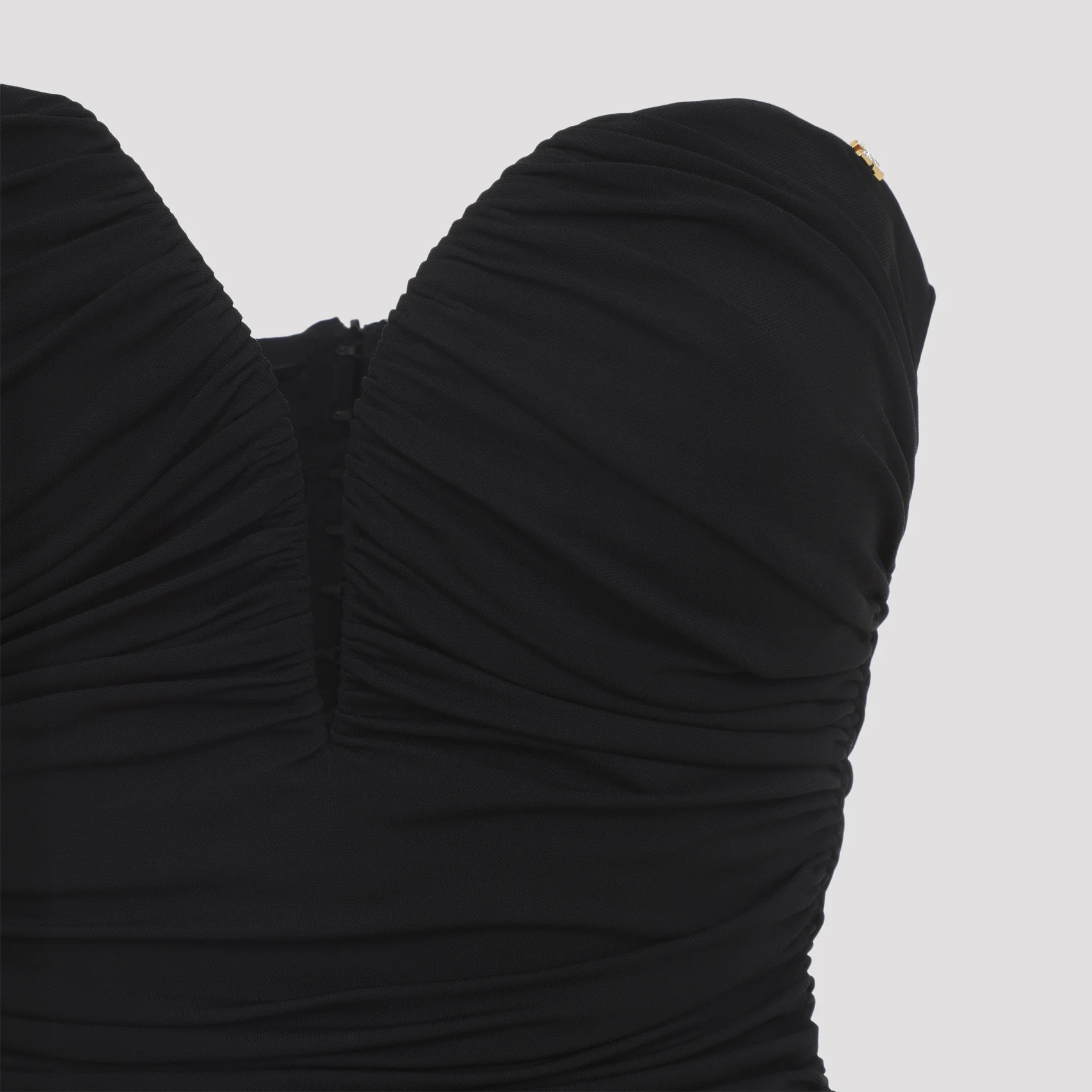 Elisabetta Franchi Mini Dress in Crêpe Jersey Fabric - Image 5