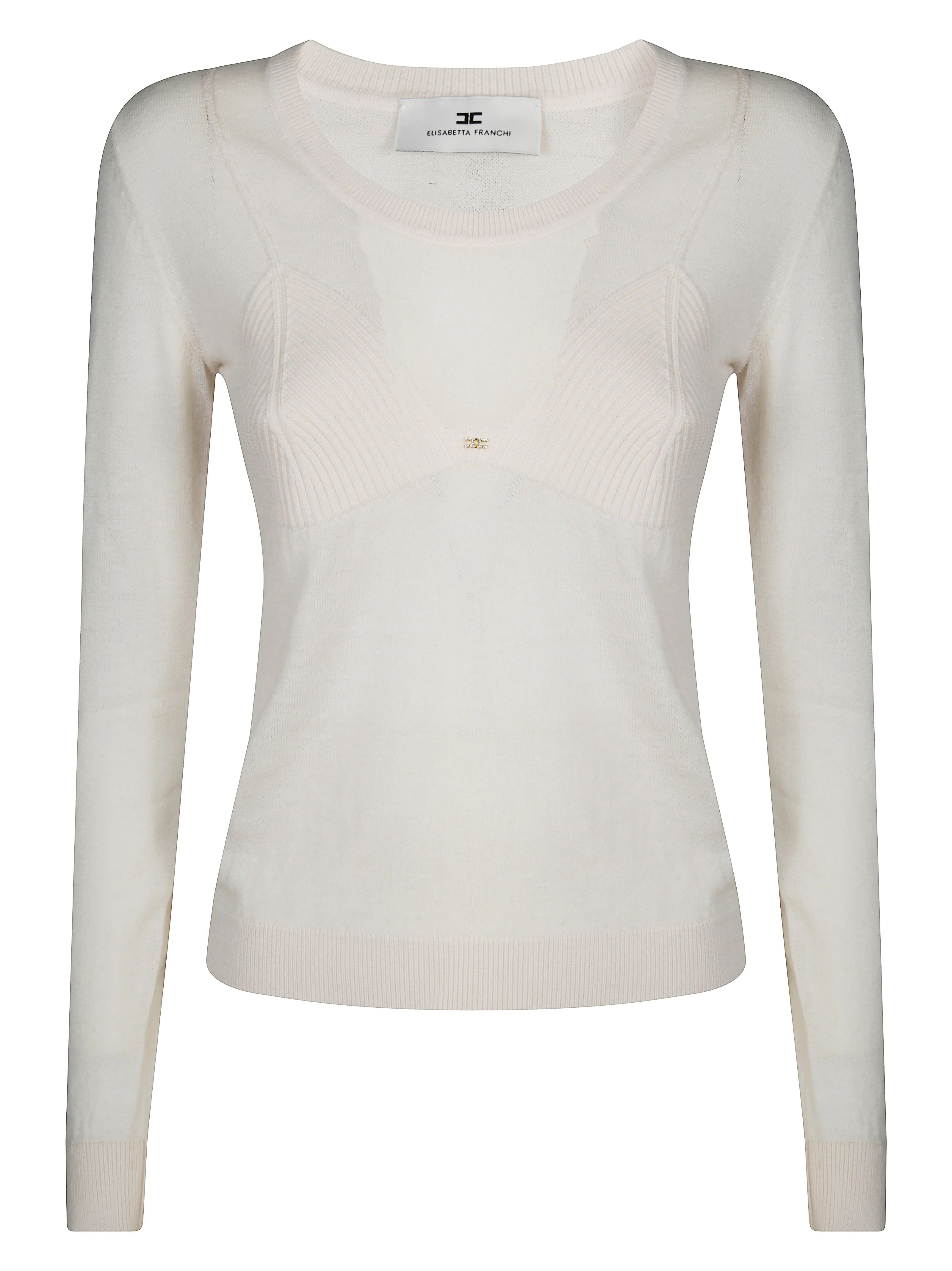 Elisabetta Franchi Ribbed-knit Top