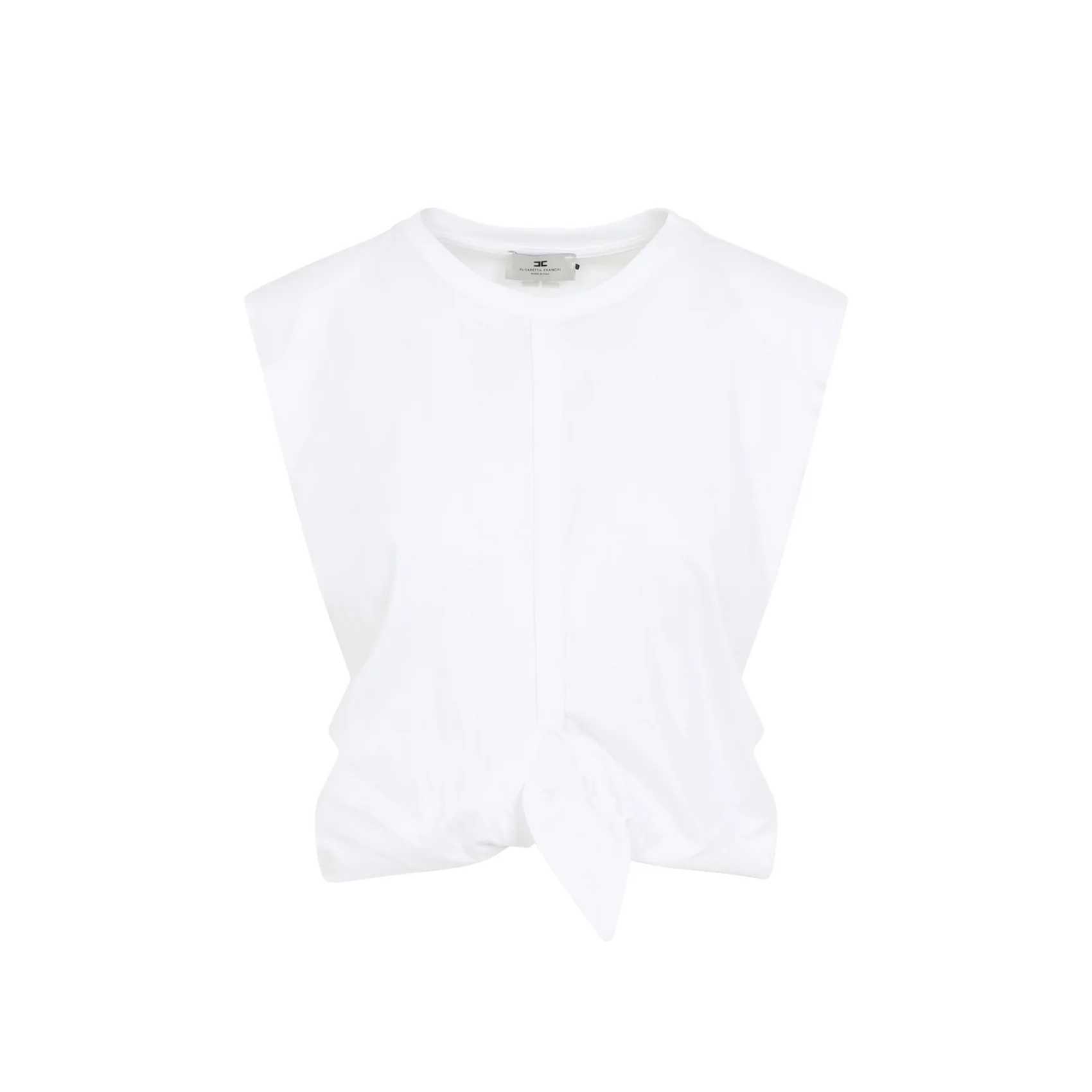 Elisabetta Franchi T-shirt with Knot - Image 2