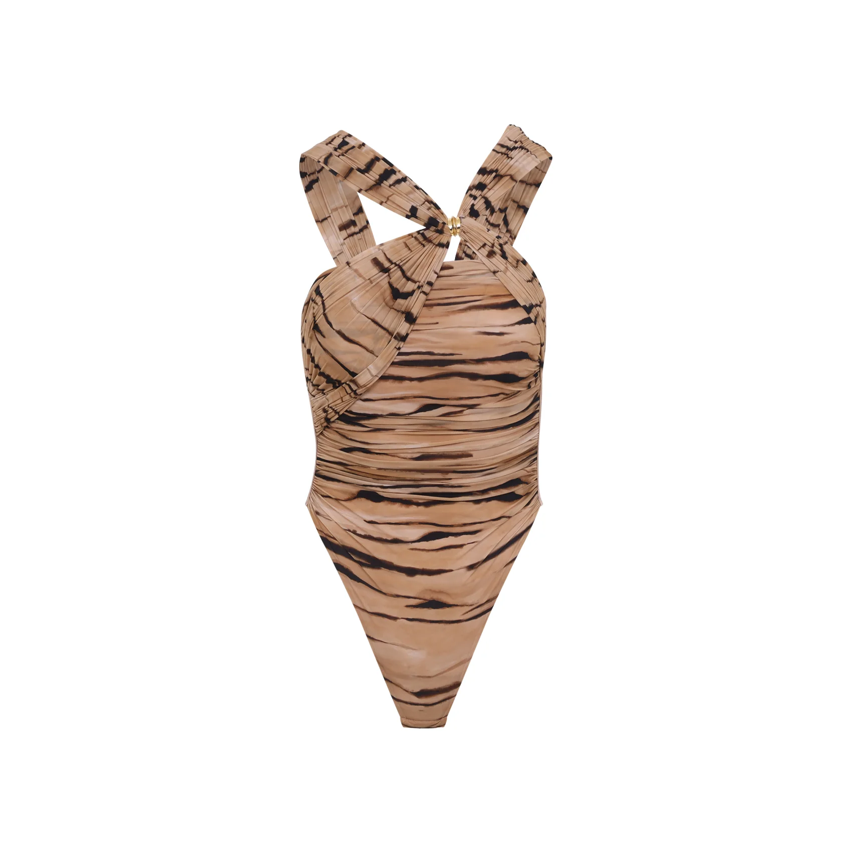Elisabetta Franchi Tiger Print Mini Bodysuit - Image 3