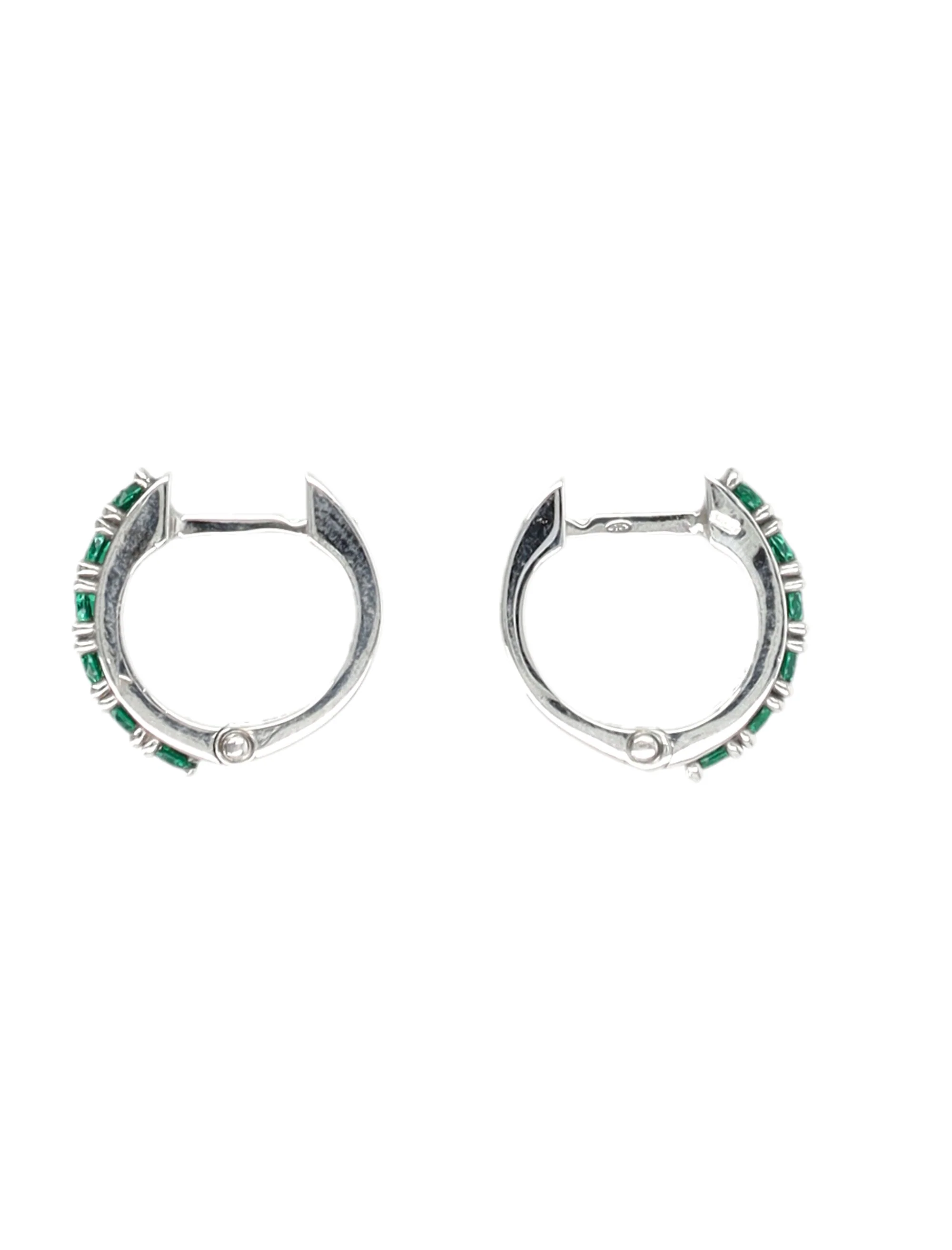Emanuele Bicocchi Crystal Hoop Earrings - Image 2