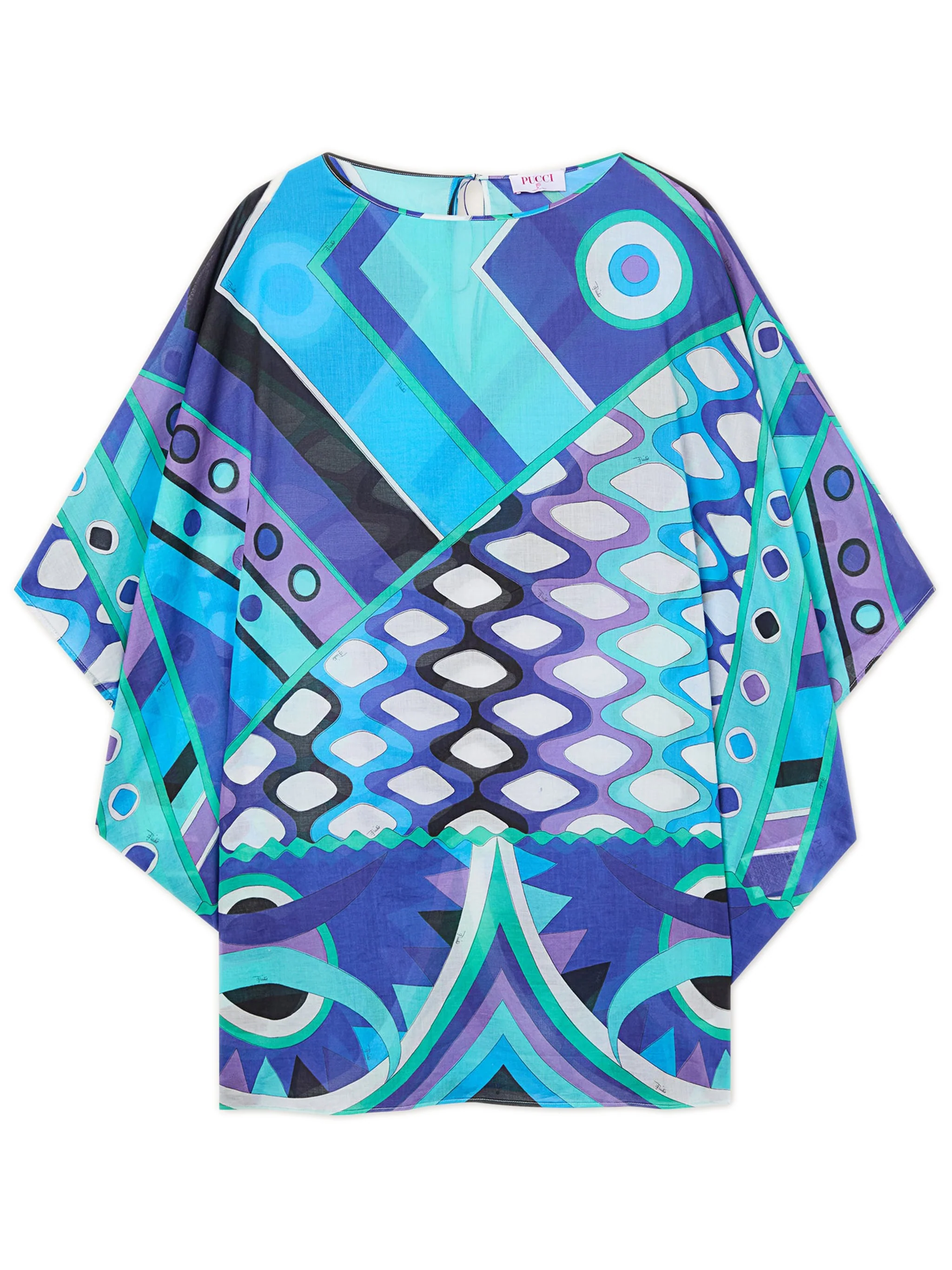 Emilio Pucci Flowing Silhouette Dress with Round Neckline