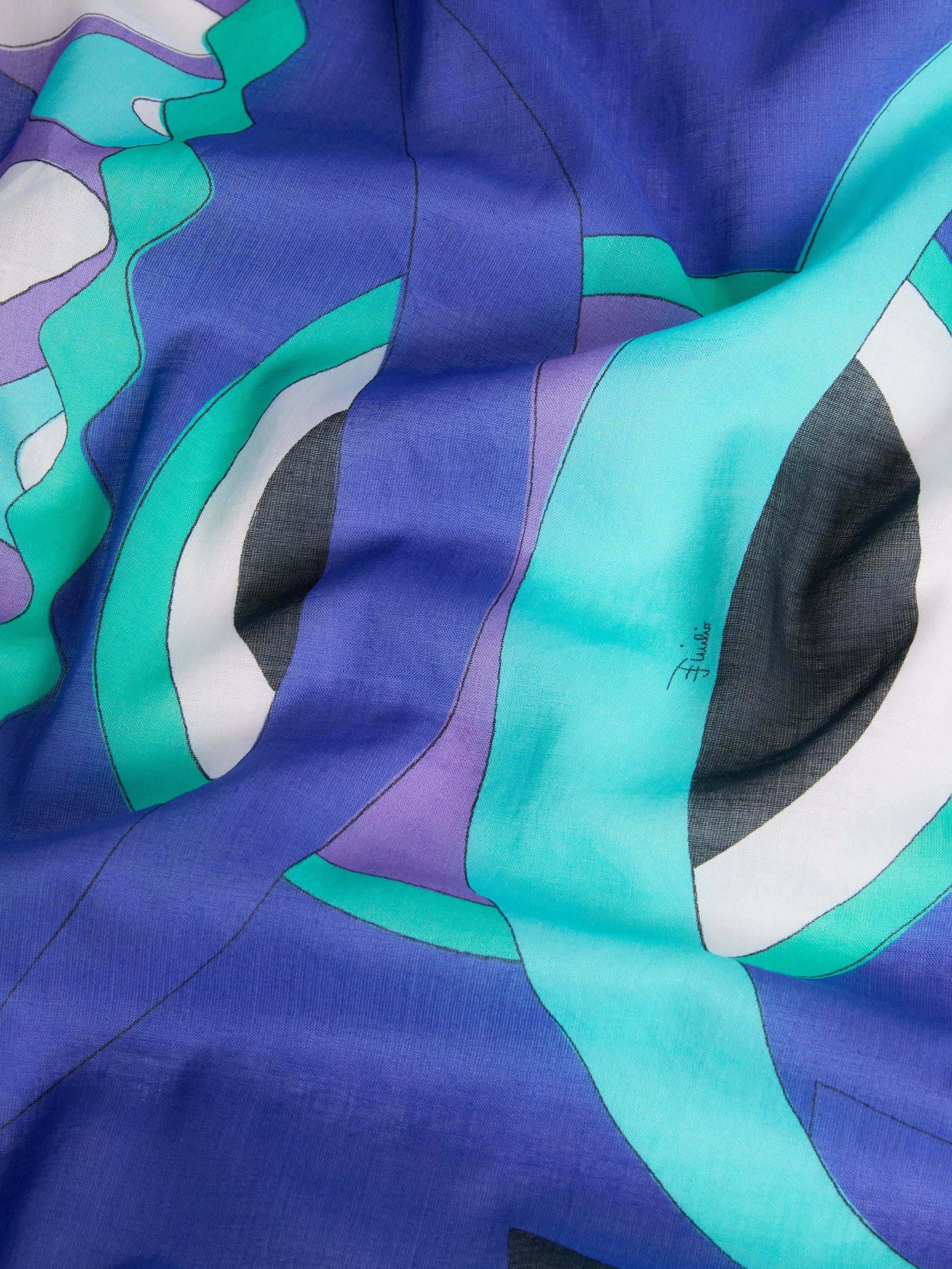 Emilio Pucci Stylish Cotton Scarf - 125x140 cm - Image 4