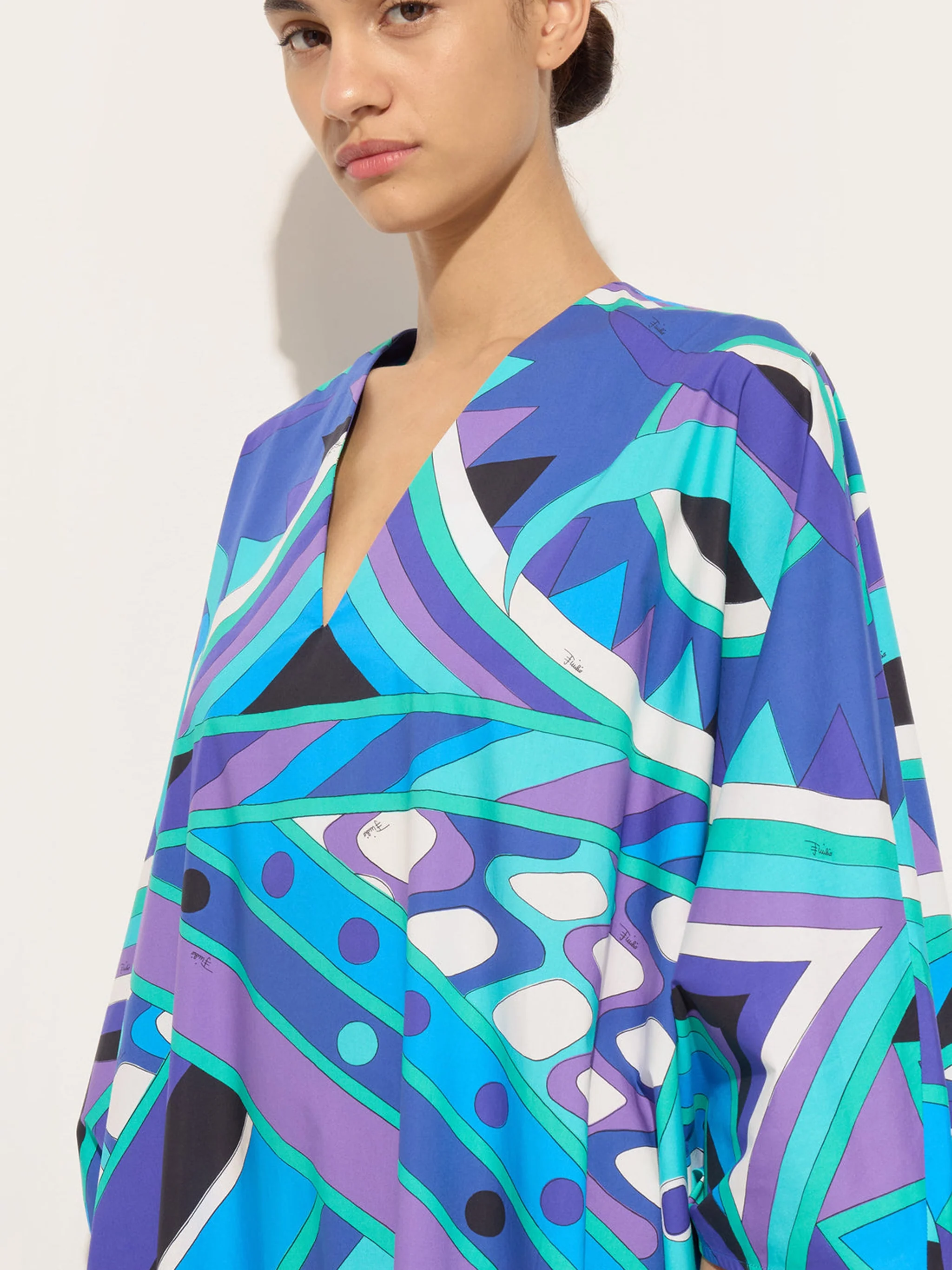Emilio Pucci V-neck Tie Fastening Top - Image 5