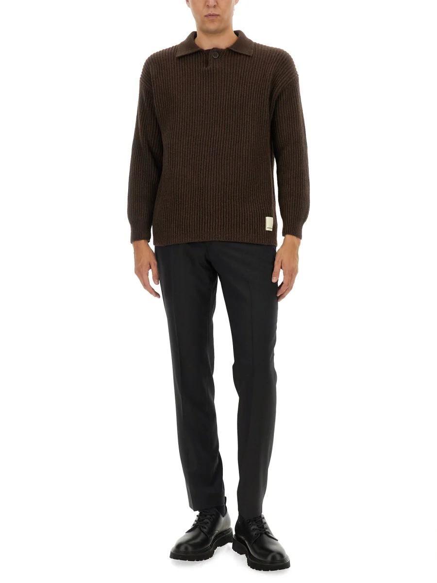 Emporio Armani Classic Wool T-Shirt - Image 2