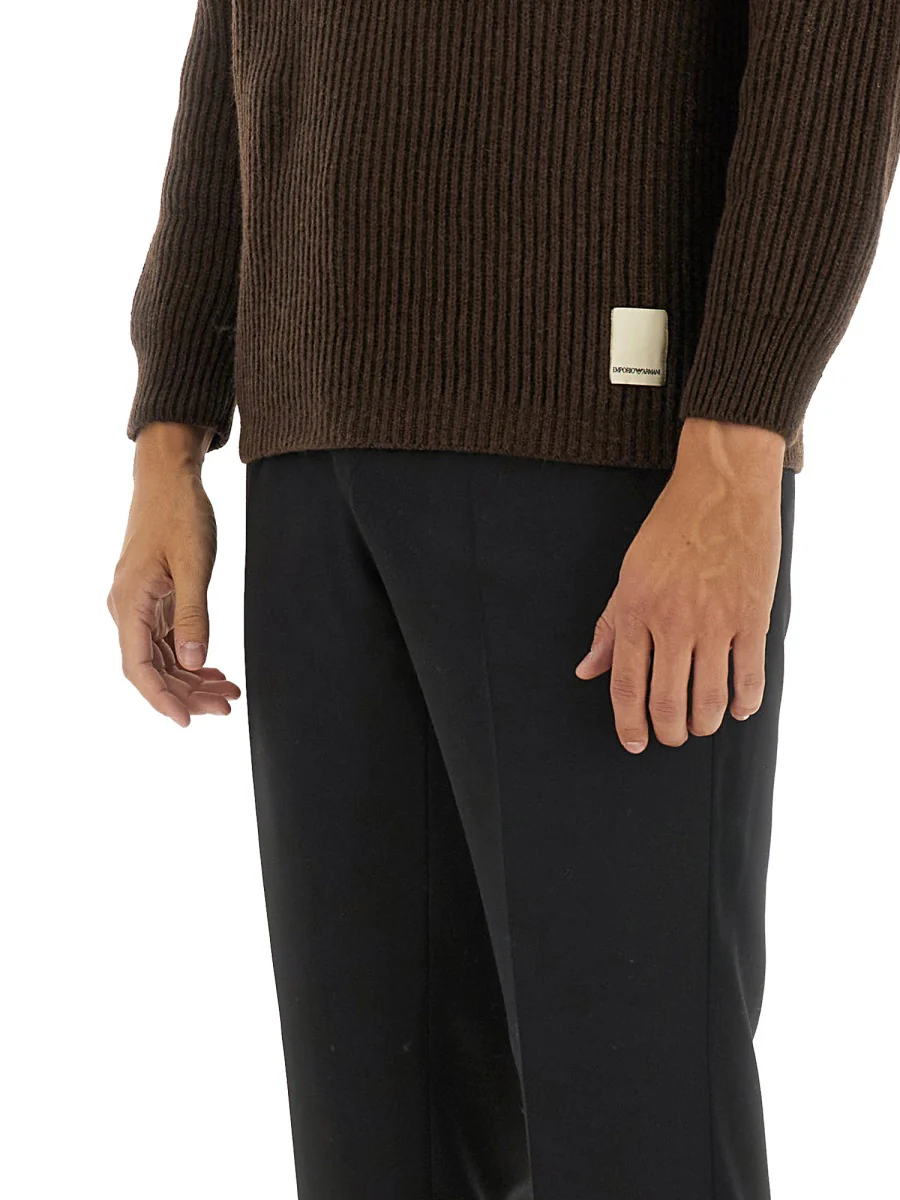 Emporio Armani Classic Wool T-Shirt - Image 4