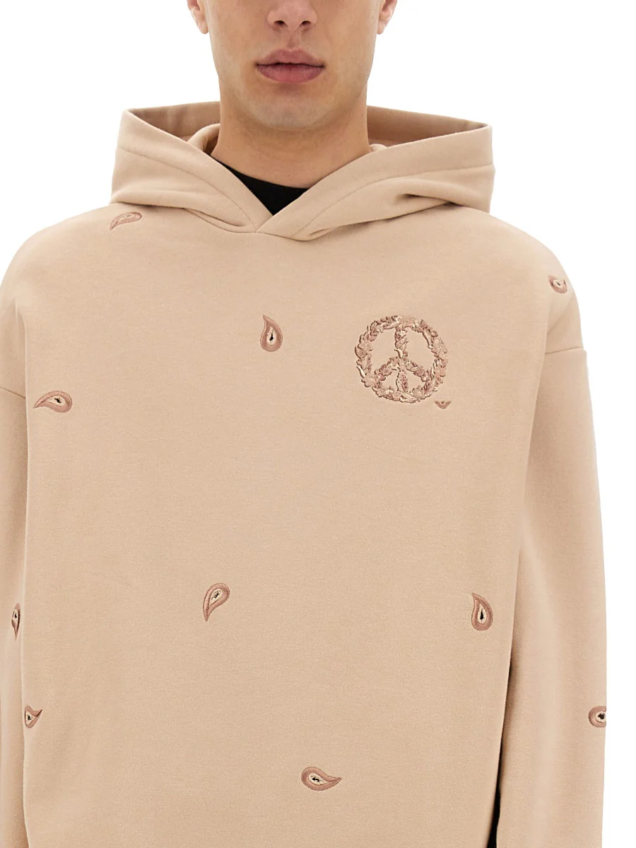 Emporio Armani Embroidered Regular Fit Sweatshirt - Image 4
